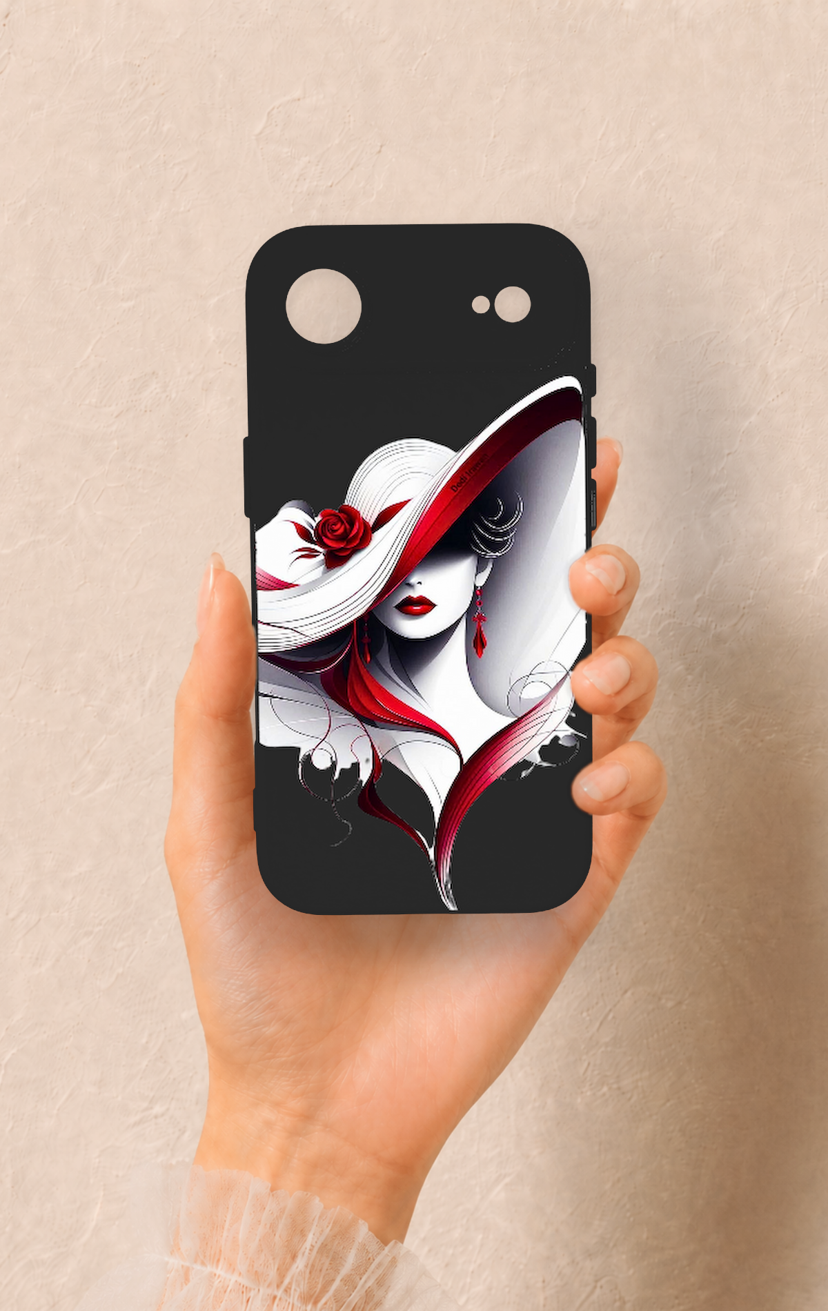 iPhone 17 Air Uyumlu Matmazel Desenli Silikon Kılıf