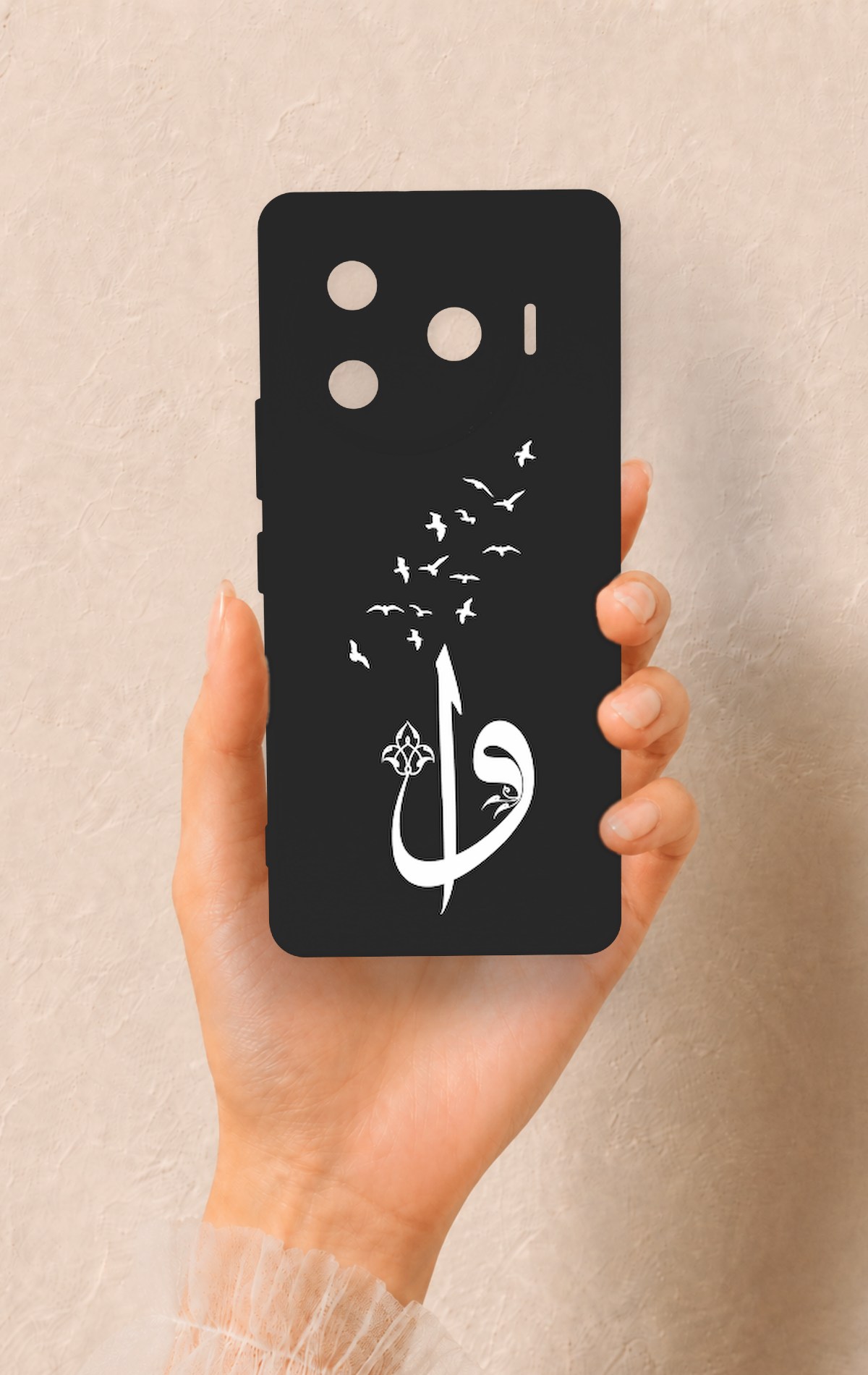 Tecno Camon 30 Pro 5G Uyumlu Elif Vav Desenli Silikon Kılıf
