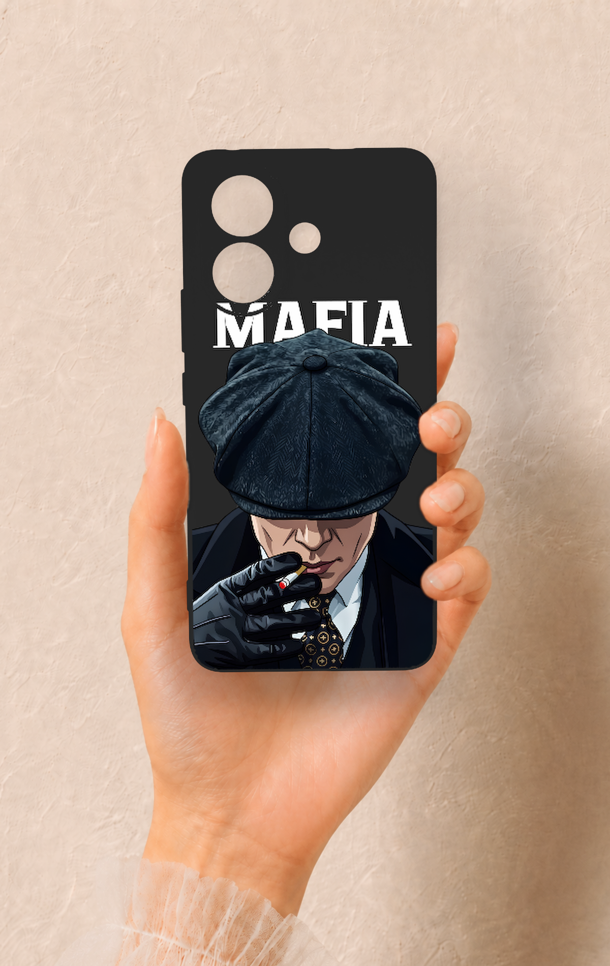 Vivo V60 Lite Uyumlu MAFIA Desenli Silikon Kılıf