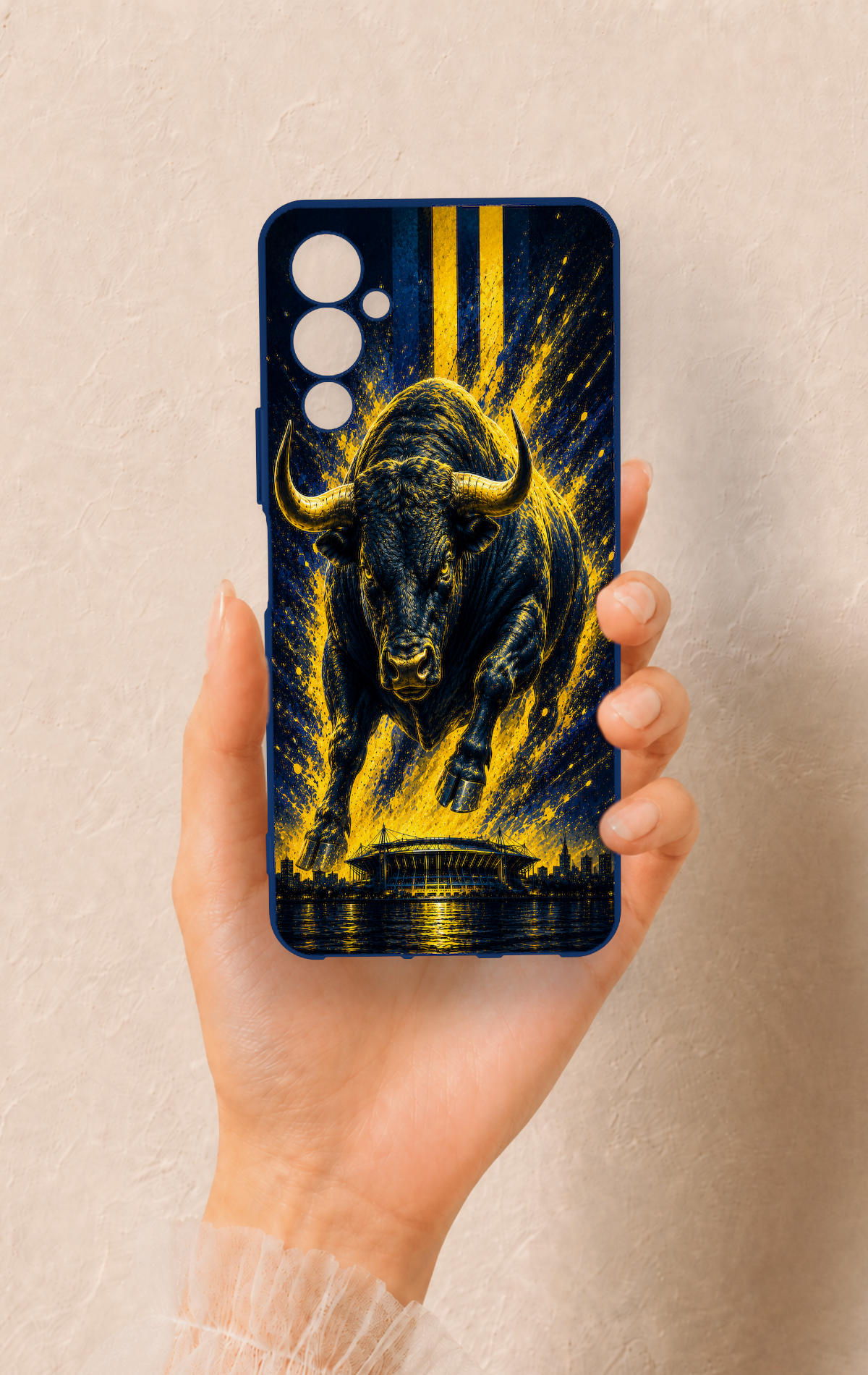 Tecno Pova Neo 4 Uyumlu Kadiköy Boğası Desenli Silikon Kılıf