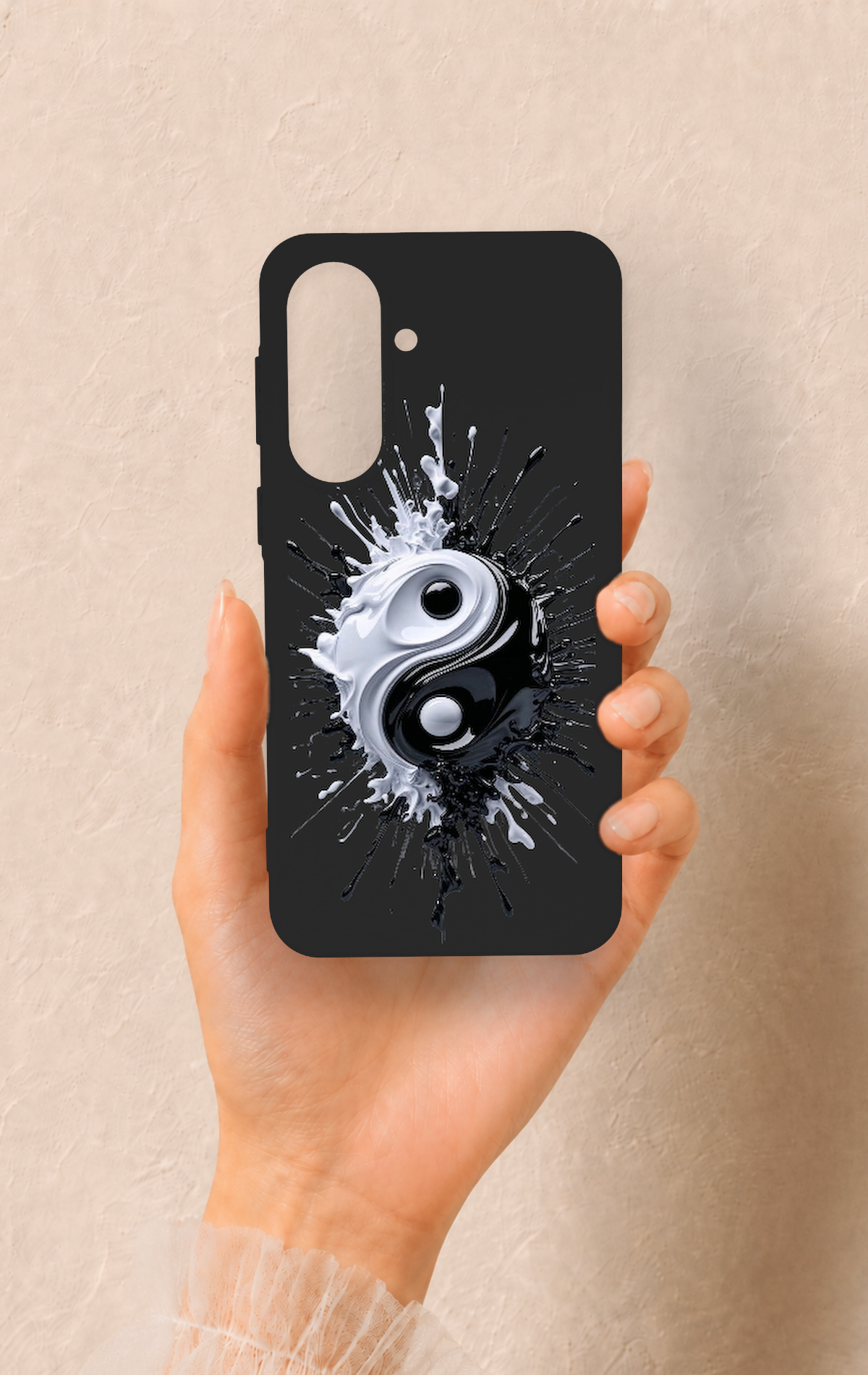 Samsung A37 Uyumlu İyi ve Kötü Desenli Silikon Kılıf