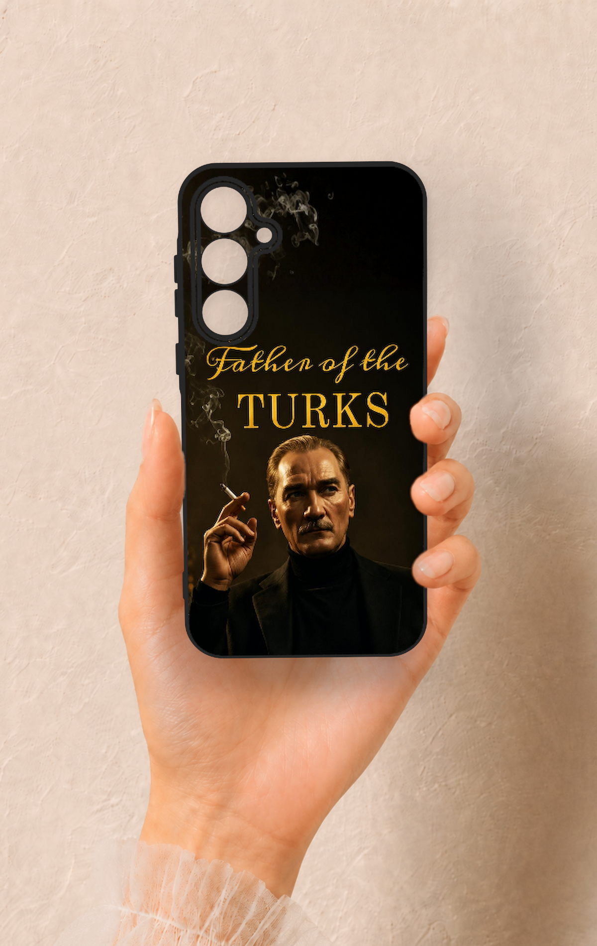 Samsung A35 Uyumlu Father Of The Turks Desenli Silikon Kılıf
