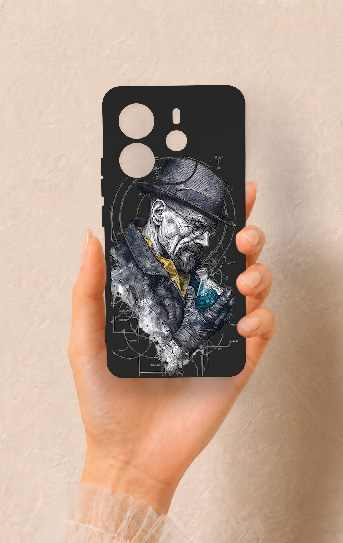 Redmi Note 14 4G Uyumlu Walter White Desenli Silikon Kılıf