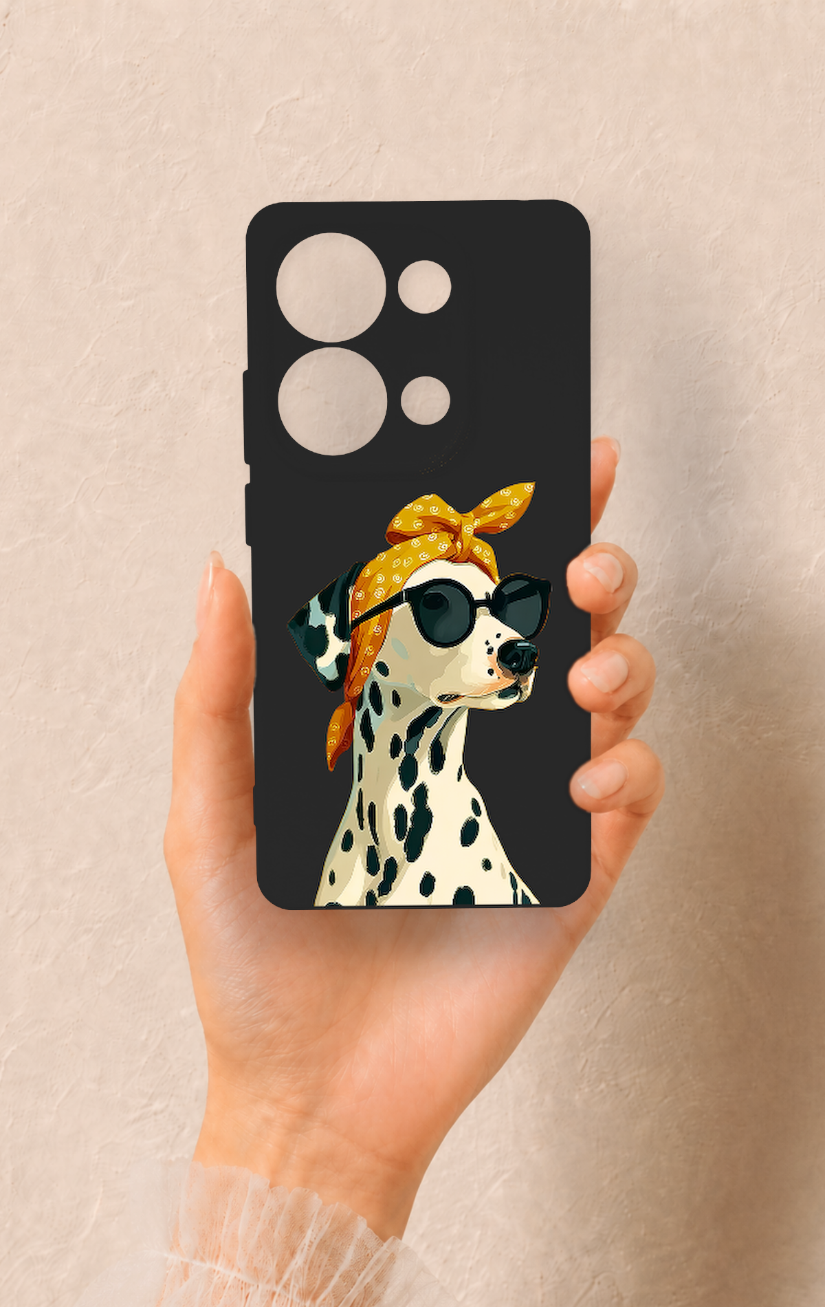 Redmi Note 13 Pro 4G Uyumlu Cool Dalmaçyalı Desenli Silikon Kılıf