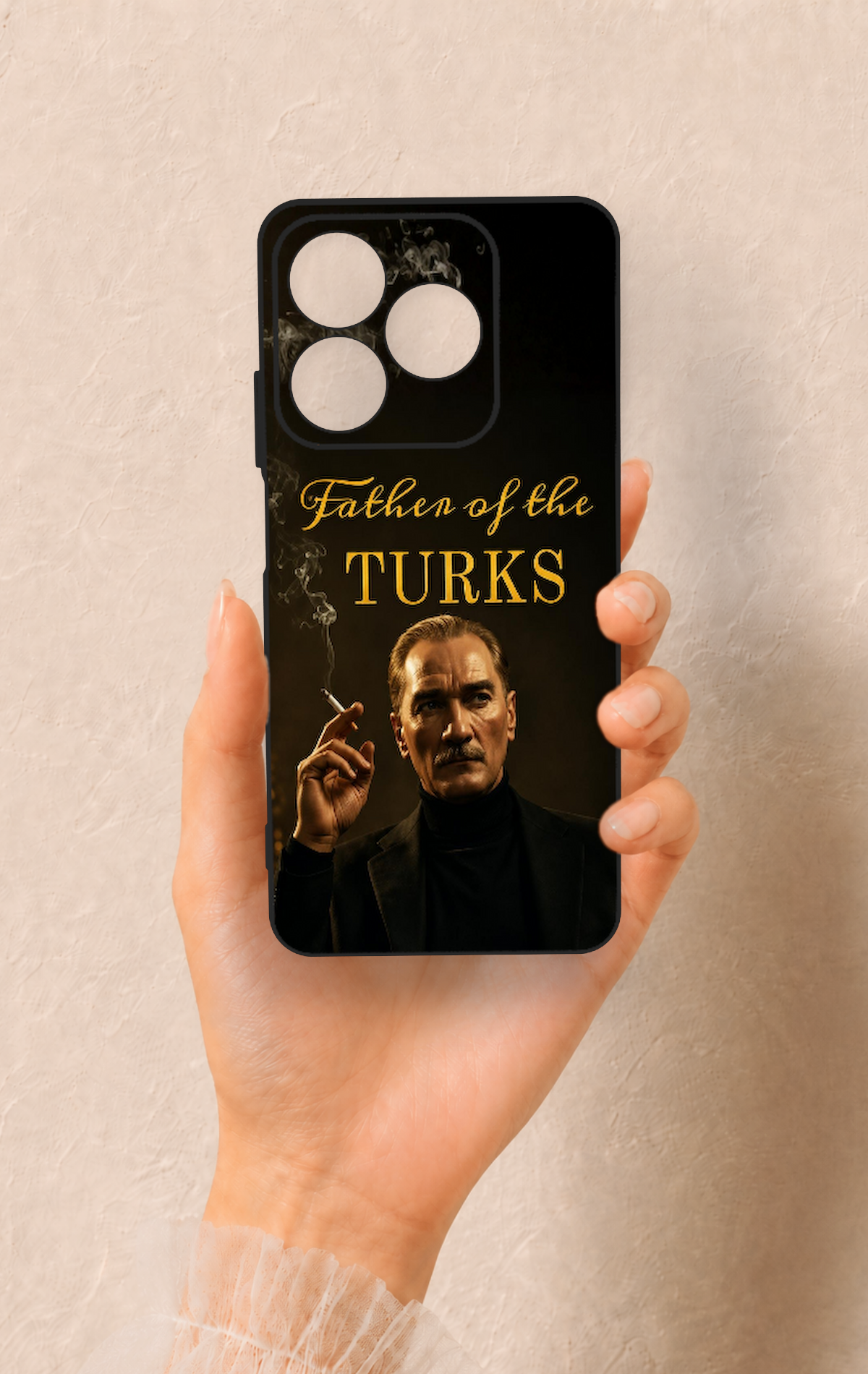 Realme C63 Uyumlu Father Of The Turks Desenli Silikon Kılıf