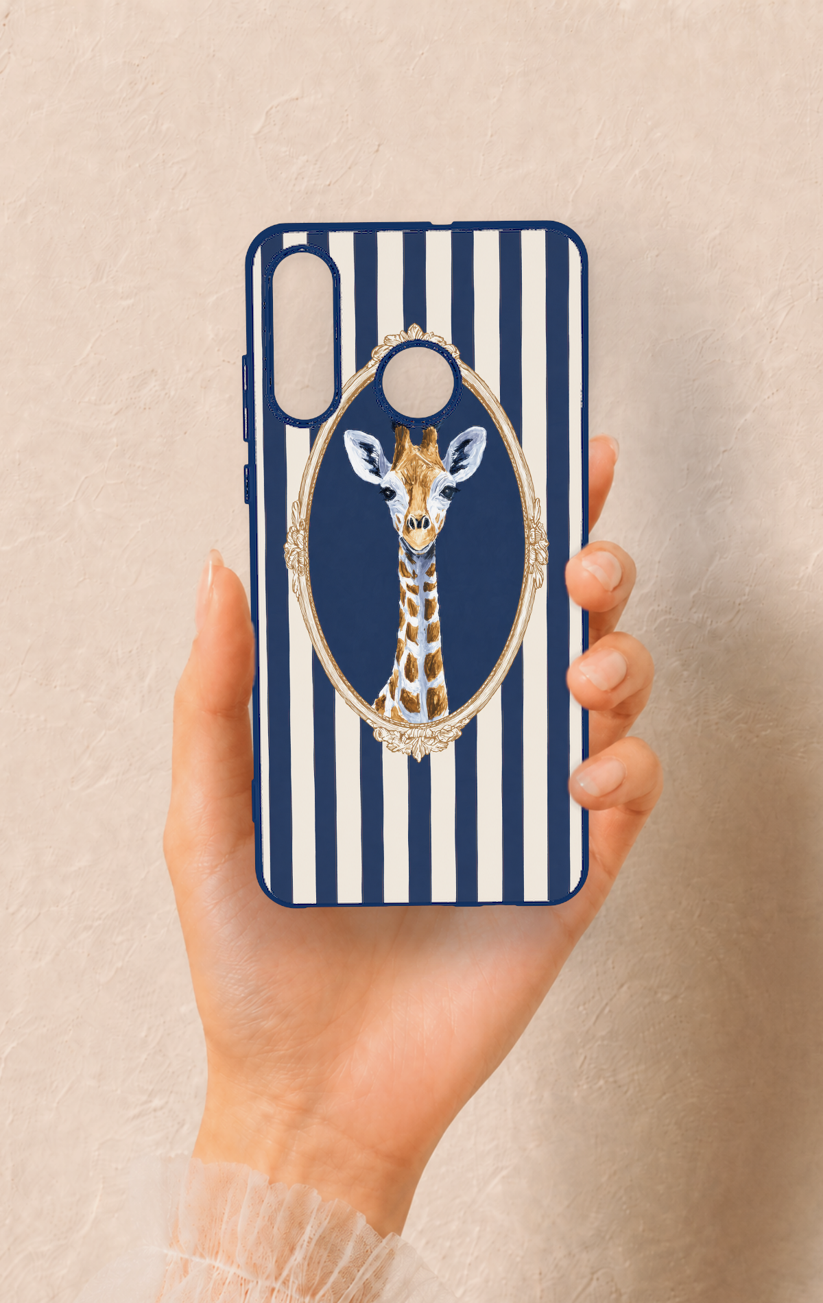 Huawei P30 Lite Uyumlu Zürefa Desenli Silikon Kılıf