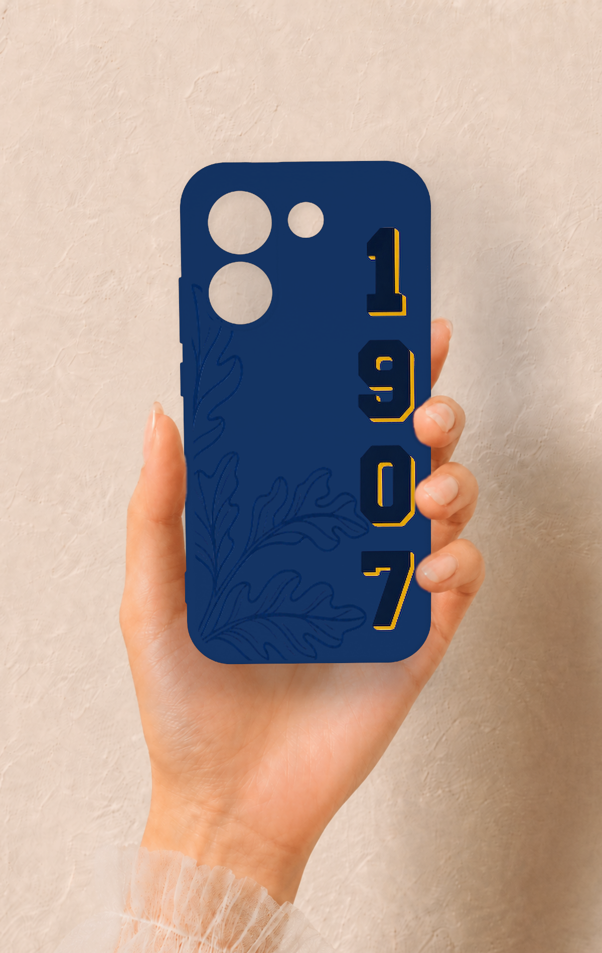 Poco X8 Pro Uyumlu 1907 Palamut Desenli Silikon Kılıf