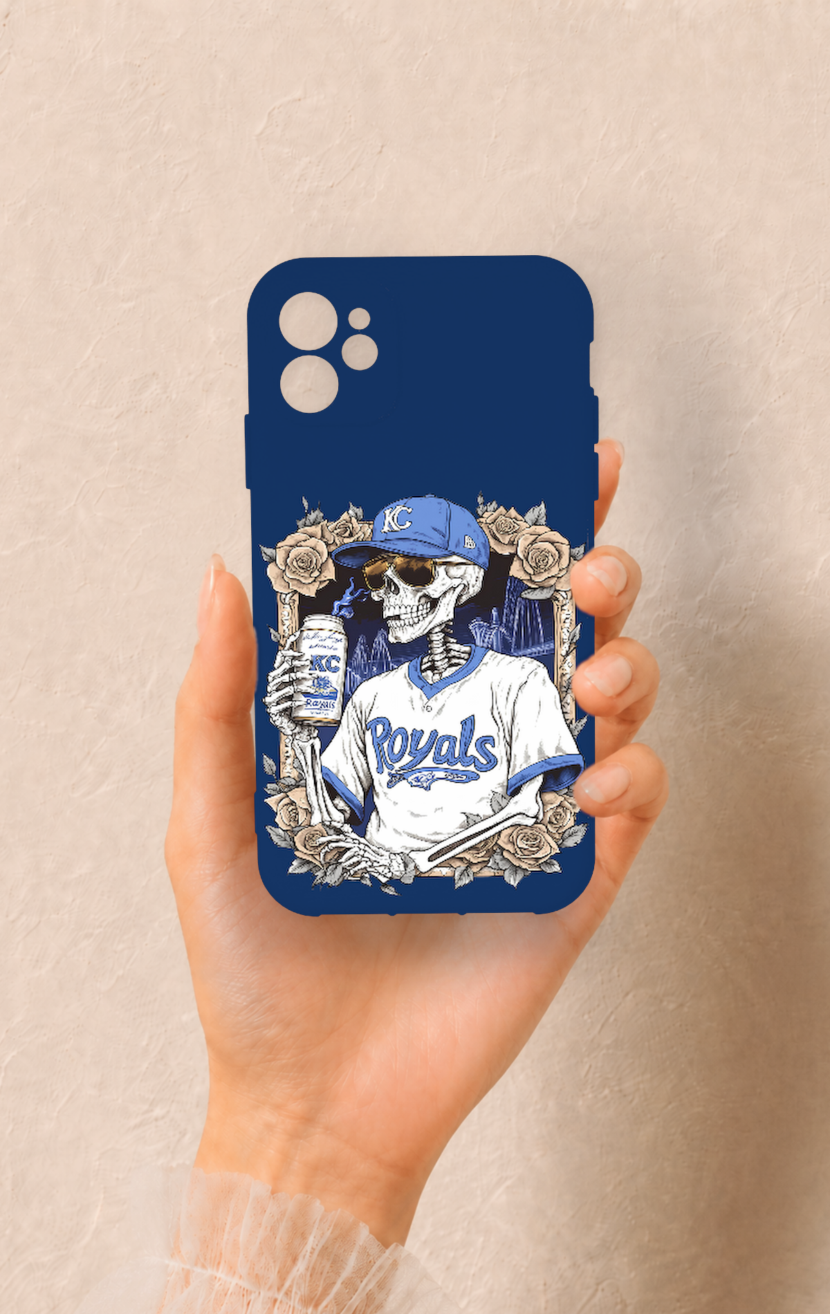 iPhone 11 Uyumlu Royals Desenli Silikon Kılıf