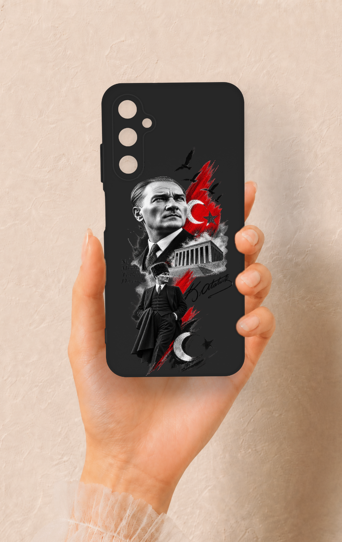 Samsung A05s Uyumlu Atatürk Anıtkabir Desenli Silikon Kılıf