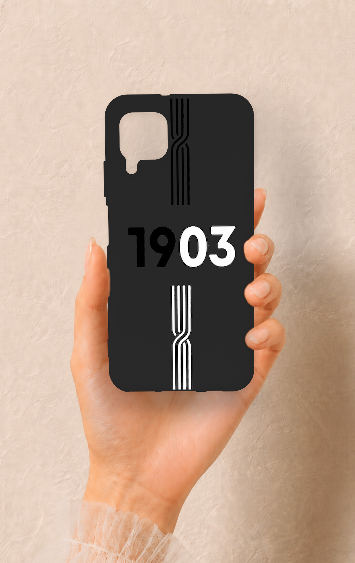 Huawei P40 Lite Uyumlu 1903 Kemer Desenli Silikon Kılıf