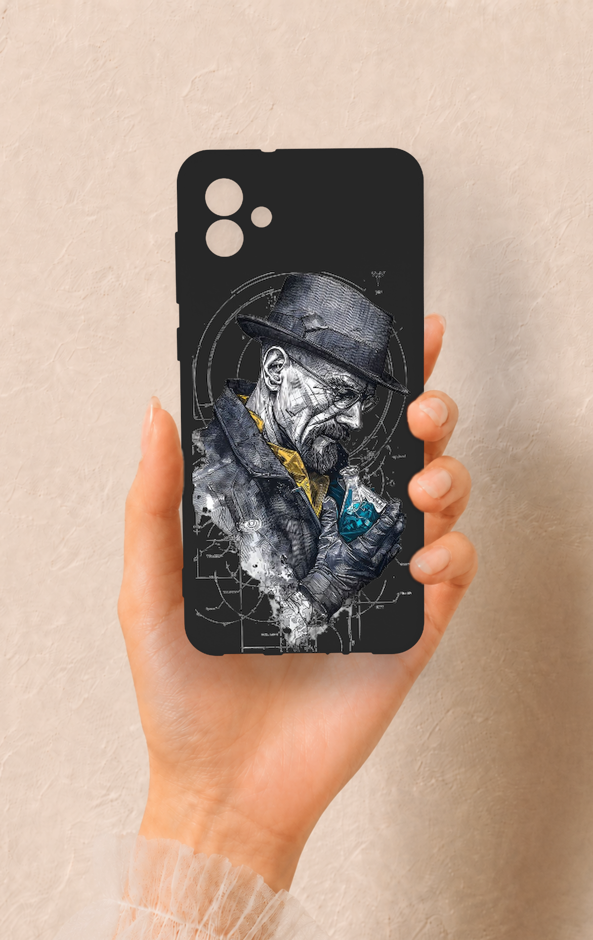 Samsung A04 Uyumlu Walter White Desenli Silikon Kılıf