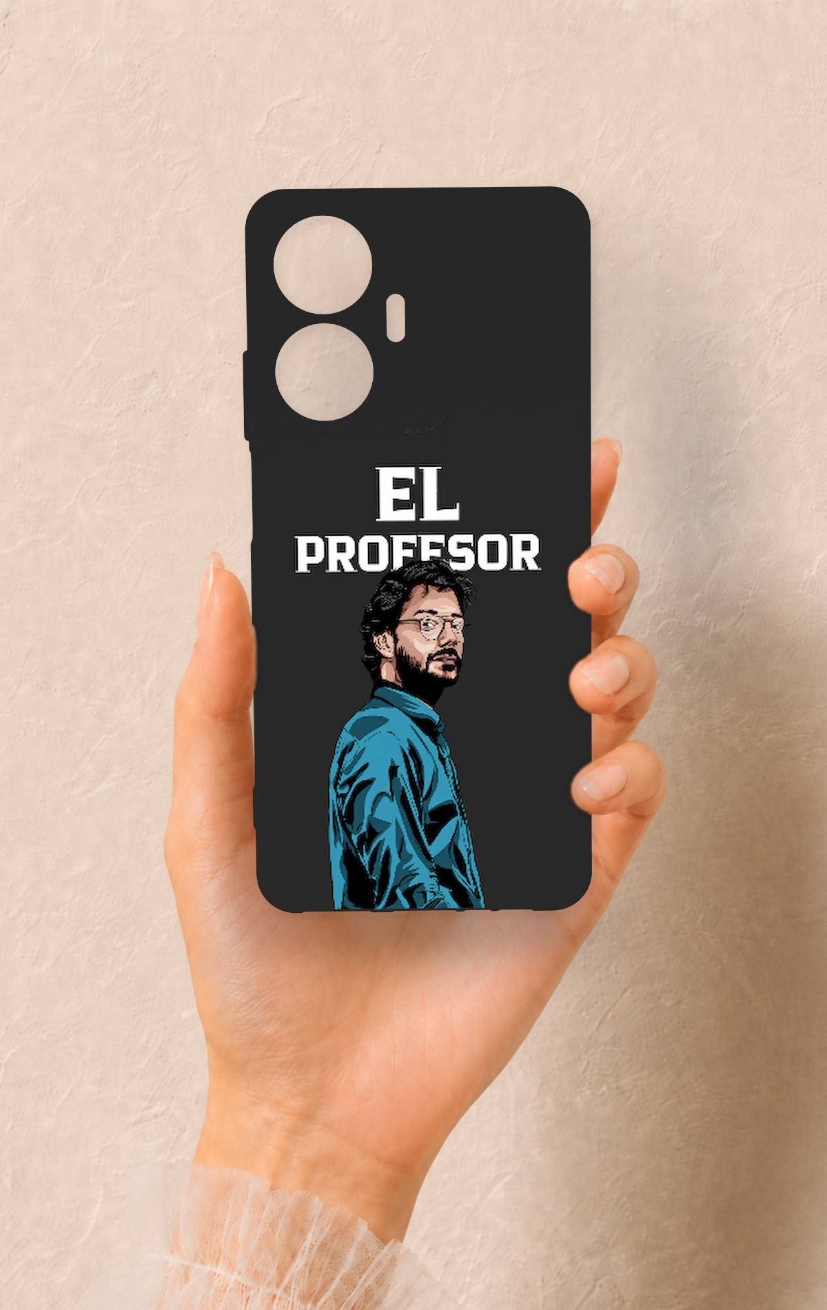Realme C55 Uyumlu El Profesor Desenli Silikon Kılıf