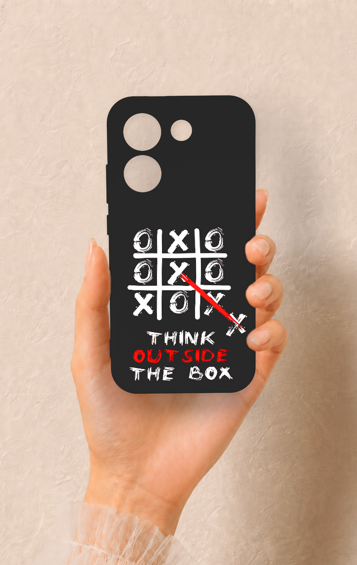 Poco X8 Pro Uyumlu Out Side The Box Desenli Silikon Kılıf