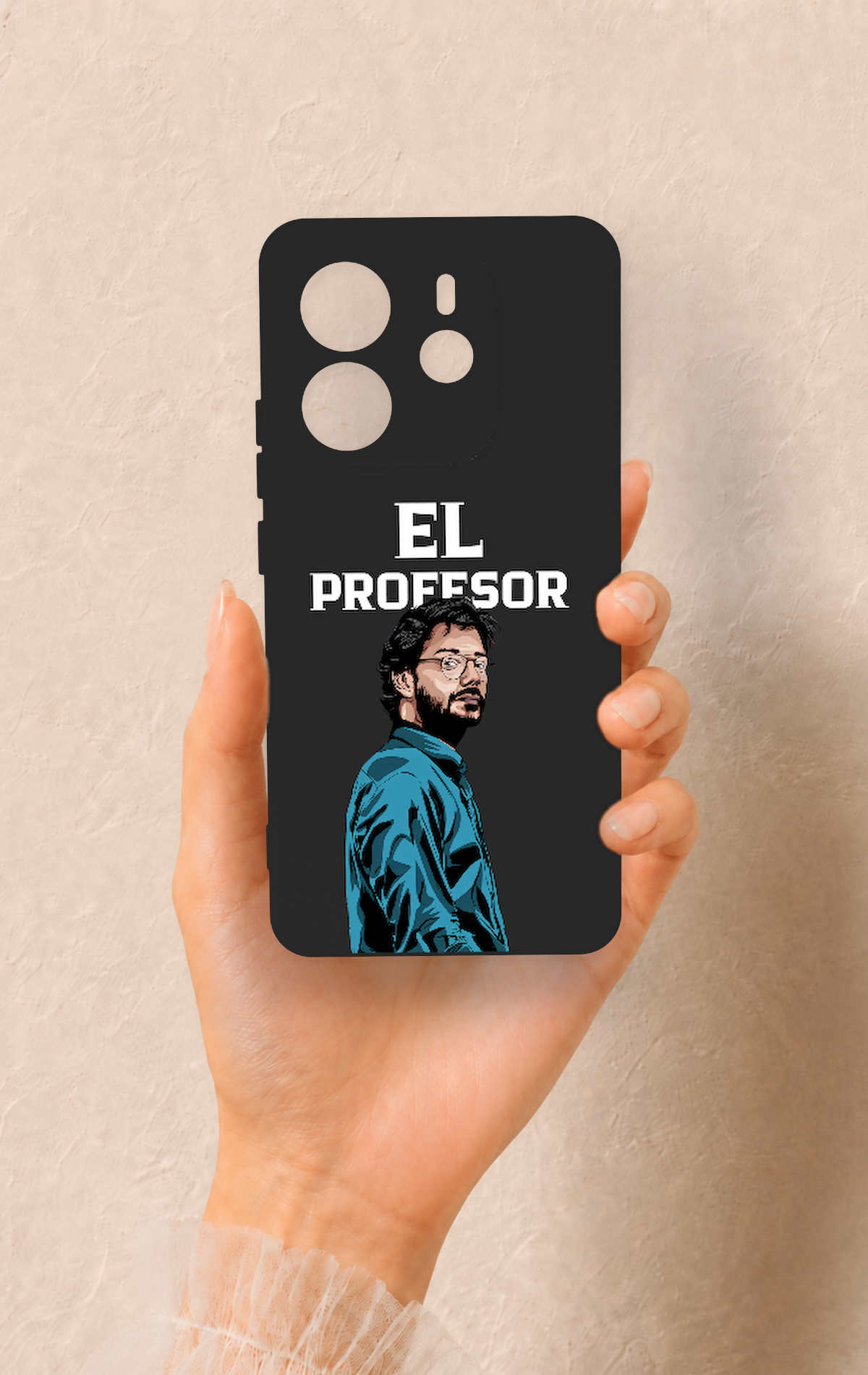 Redmi Note 14 4G Uyumlu El Profesor Desenli Silikon Kılıf