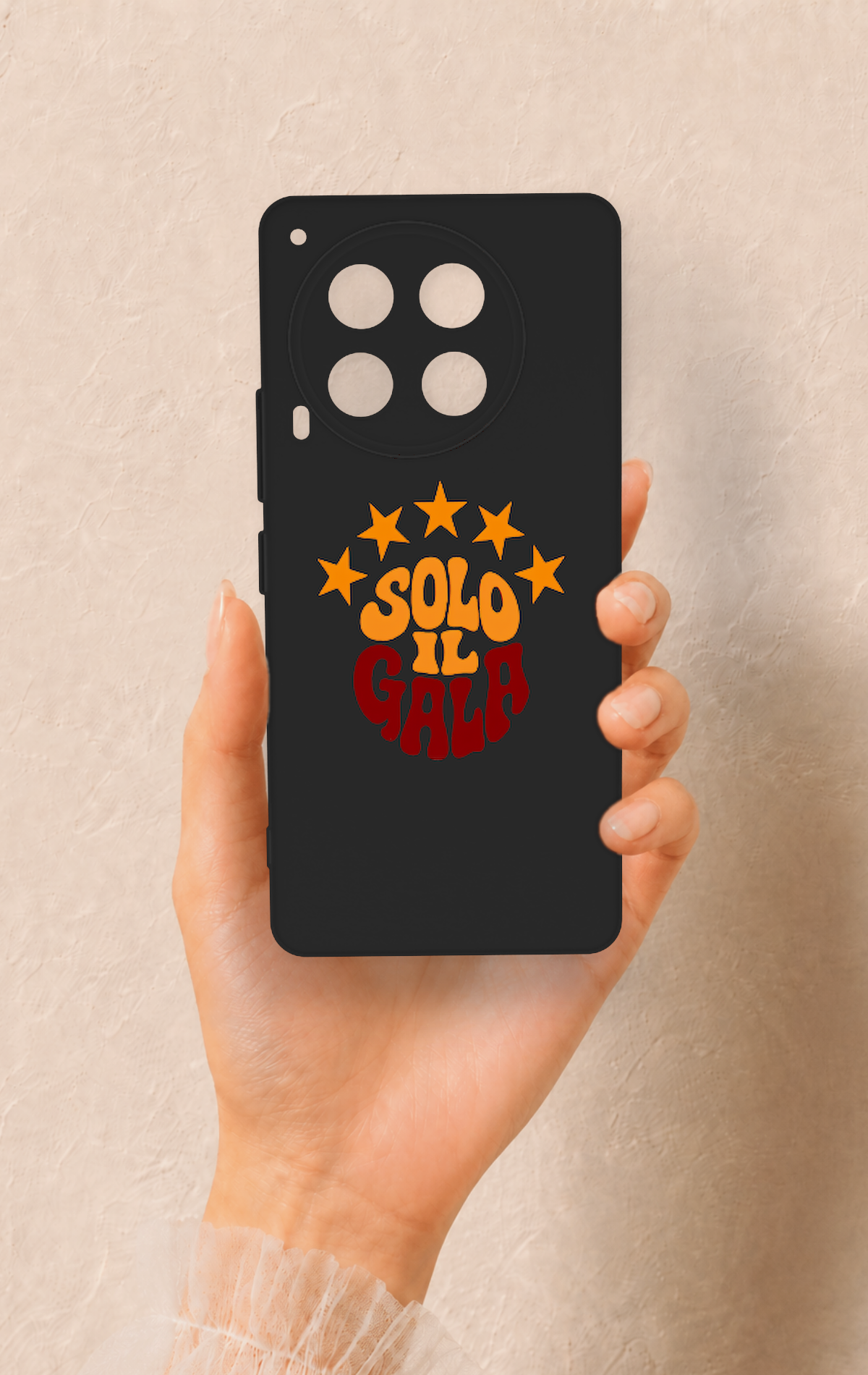 Tecno Camon 30 Uyumlu Solo IL Gala Desenli Silikon Kılıf