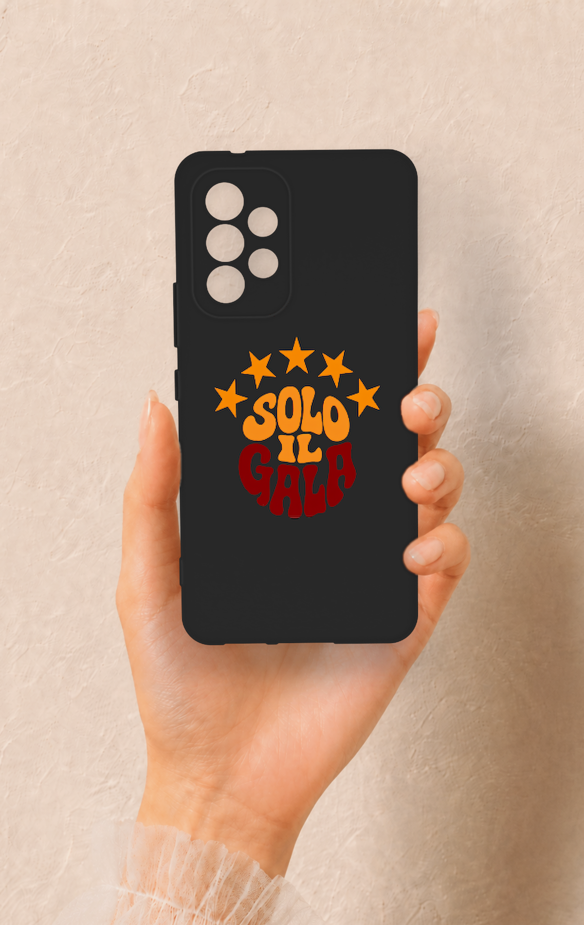 Samsung A53 Uyumlu Solo IL Gala Desenli Silikon Kılıf