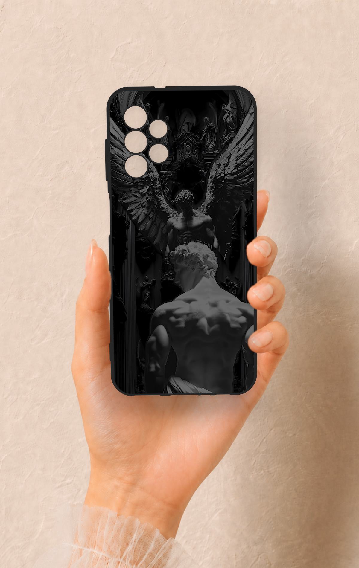 Samsung A13 Uyumlu Icarus Desenli Silikon Kılıf