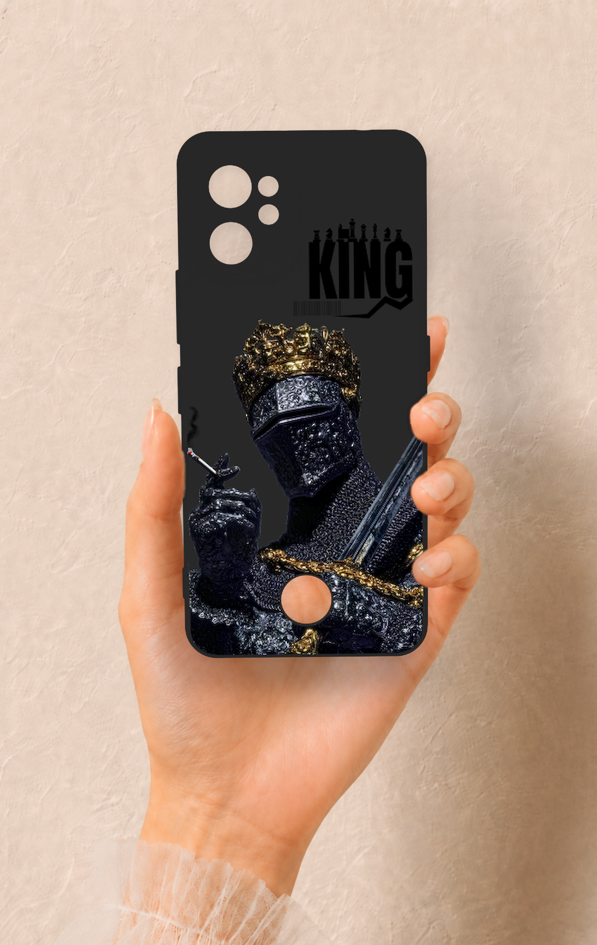 Reeder S19 Max Pro Uyumlu King Desenli Silikon Kılıf