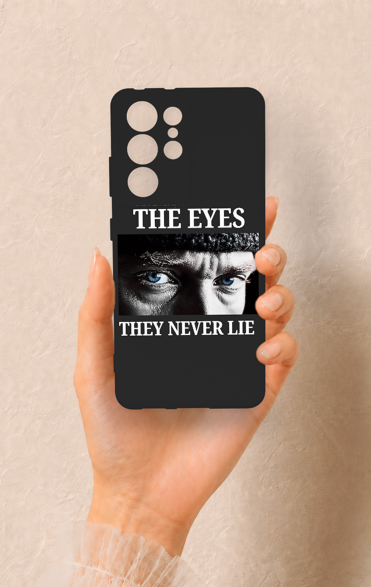 Samsung S21 Ultra Uyumlu Atatürk Eyes Desenli Silikon Kılıf