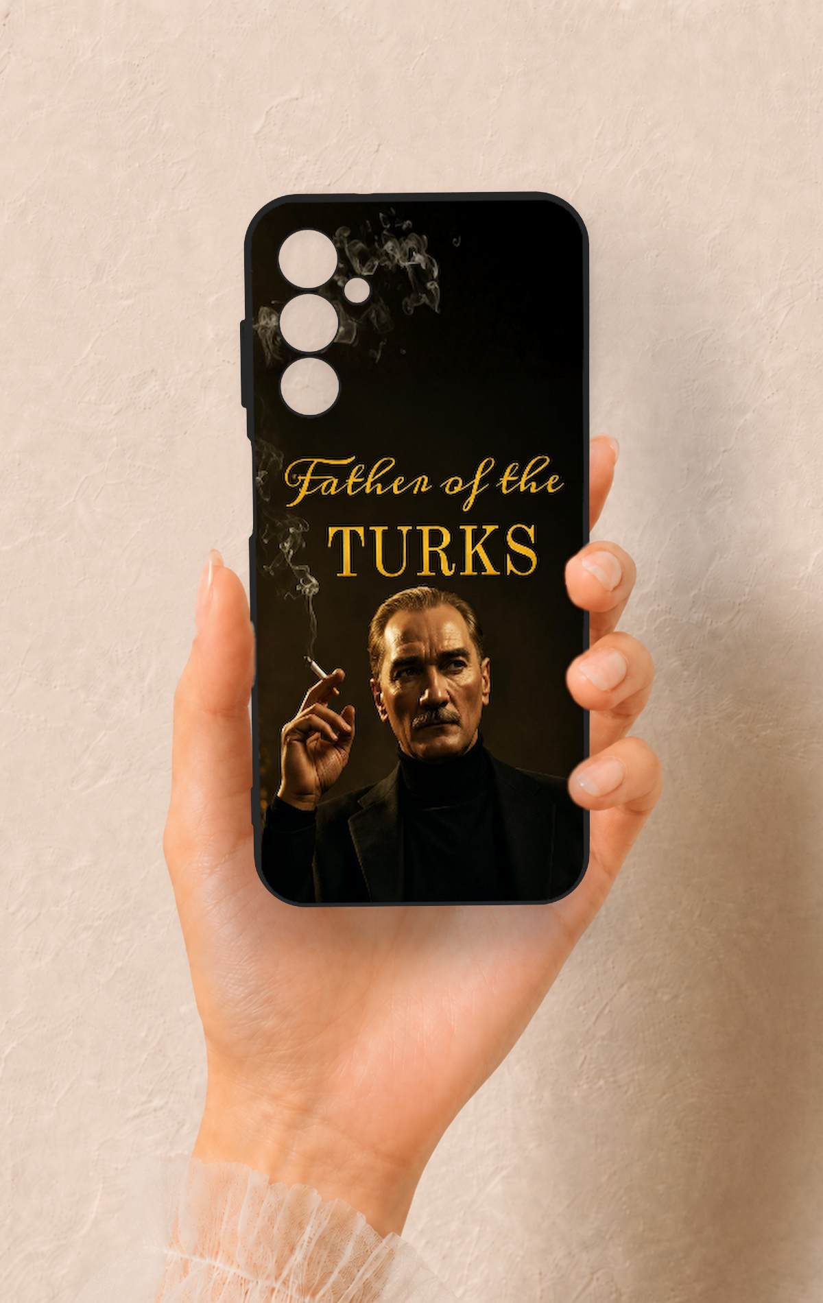 Samsung M14 Uyumlu Father Of The Turks Desenli Silikon Kılıf
