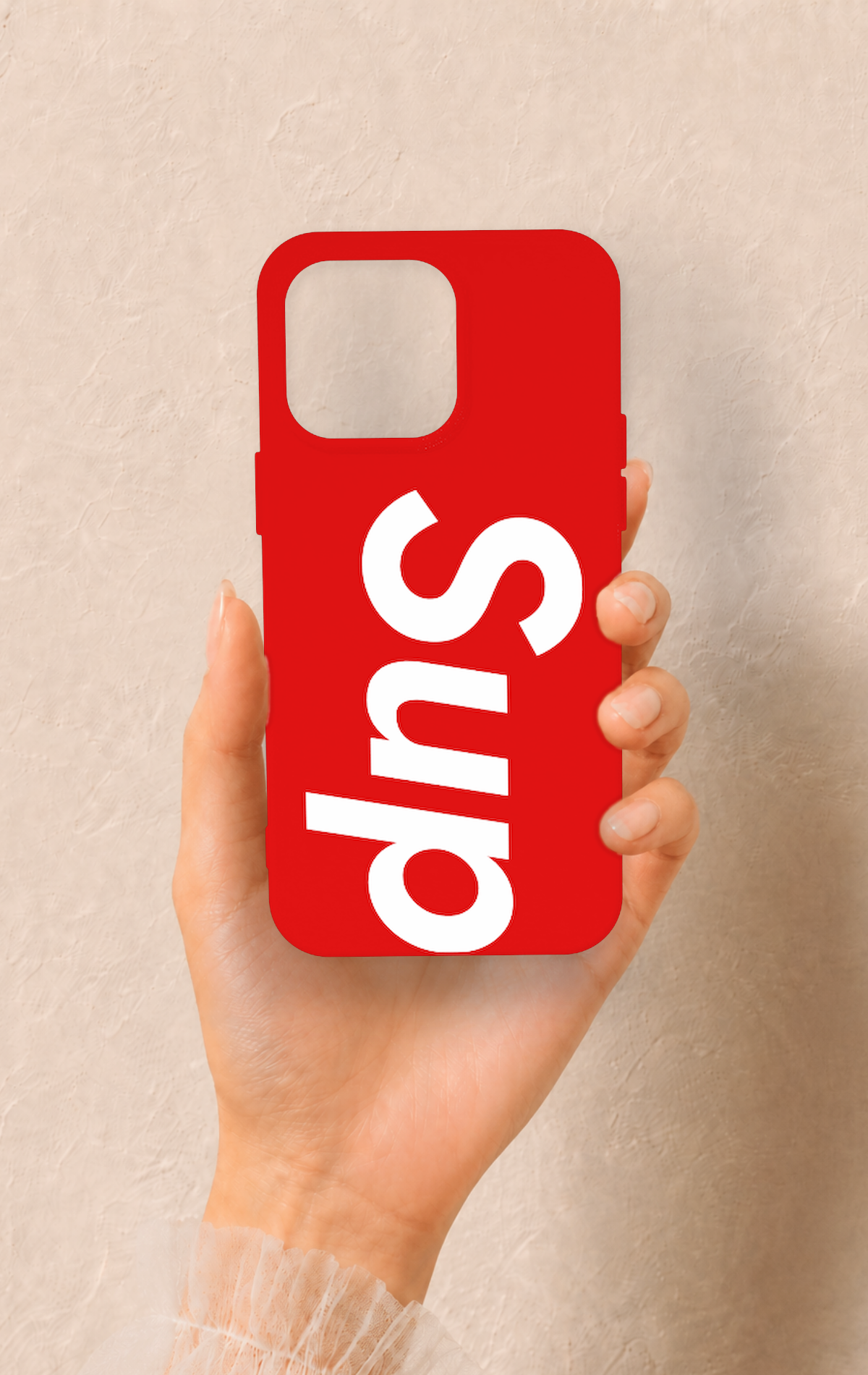 iPhone 15 Pro Max Uyumlu Sup Desenli Silikon Kılıf
