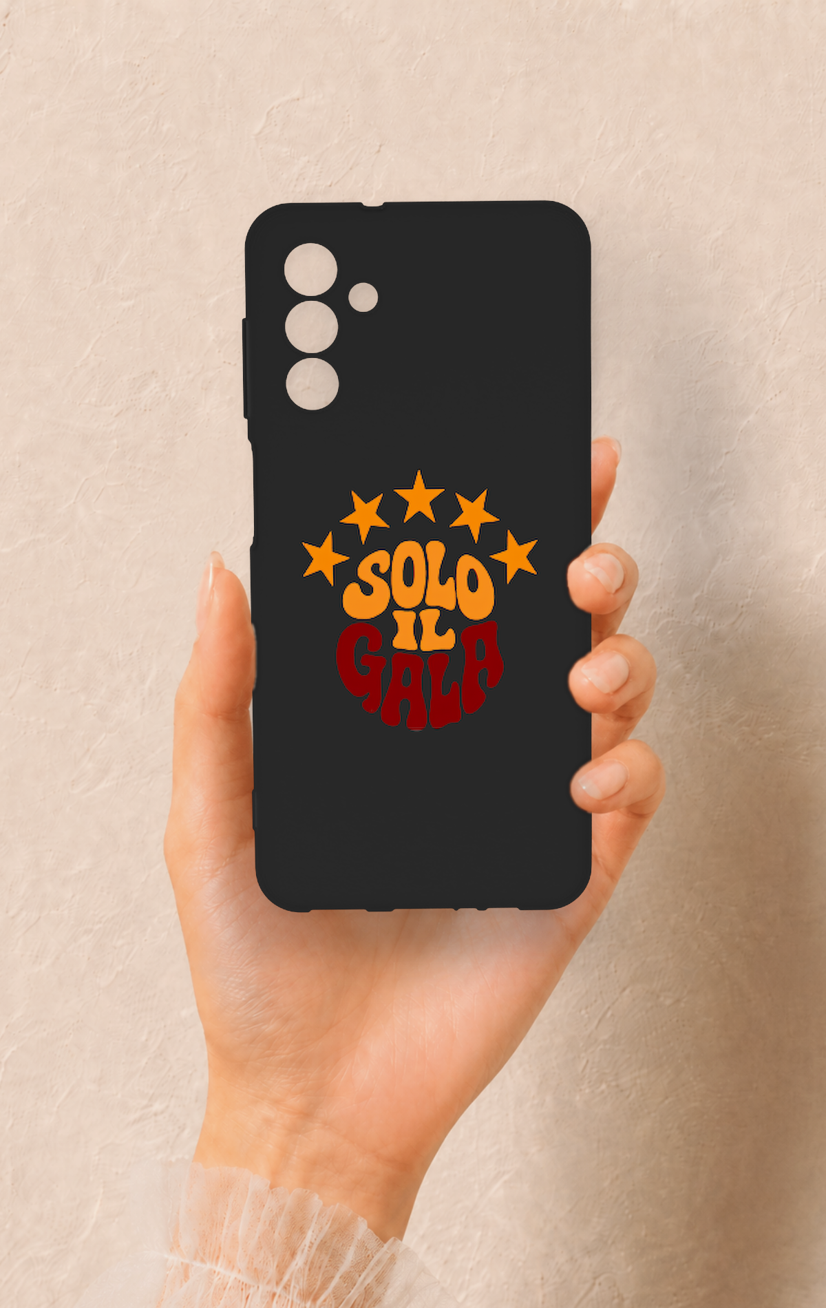 Samsung A04S Uyumlu Solo IL Gala Desenli Silikon Kılıf