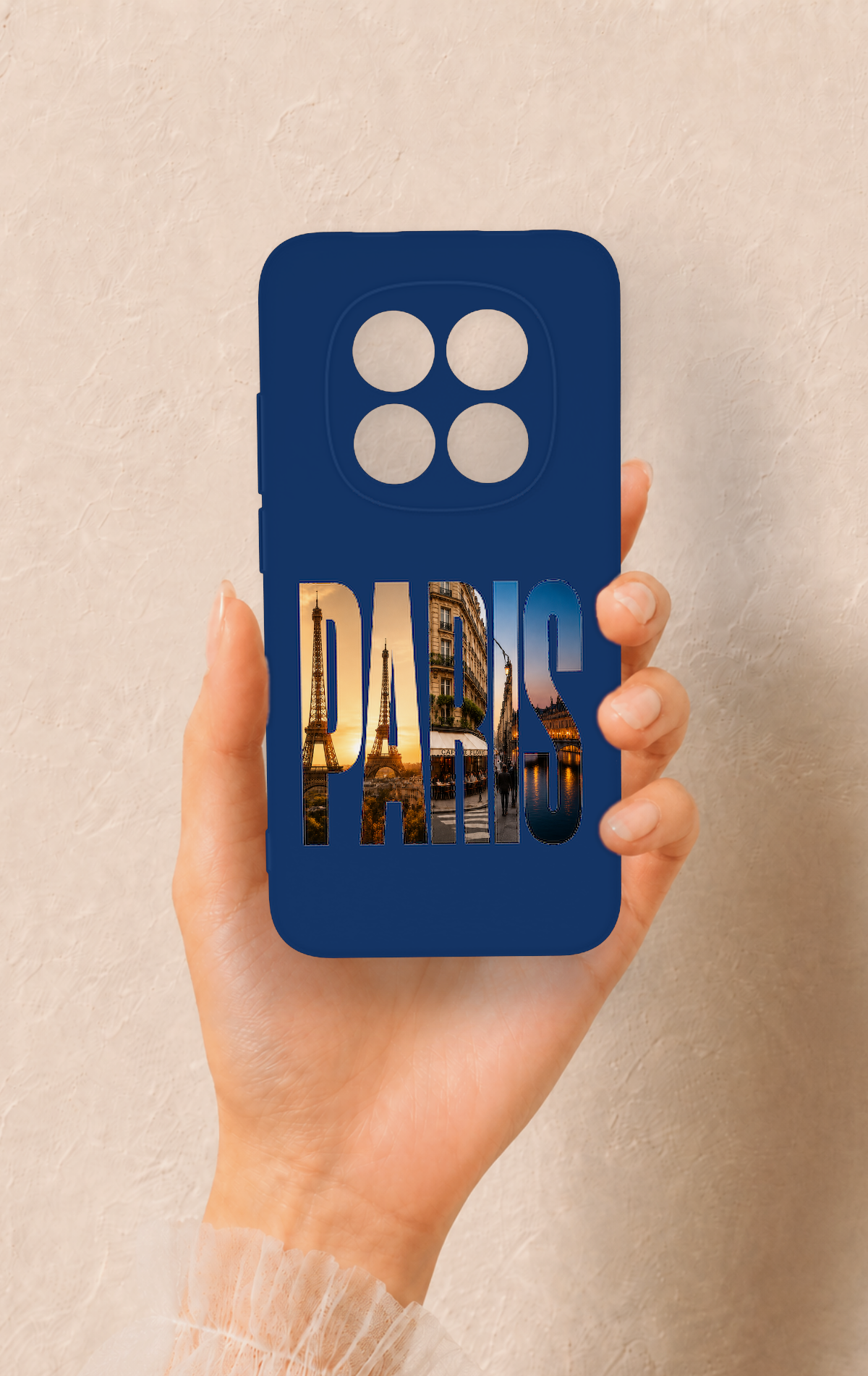 Redmi Note 15 Pro 5G Uyumlu Paris Desenli Silikon Kılıf