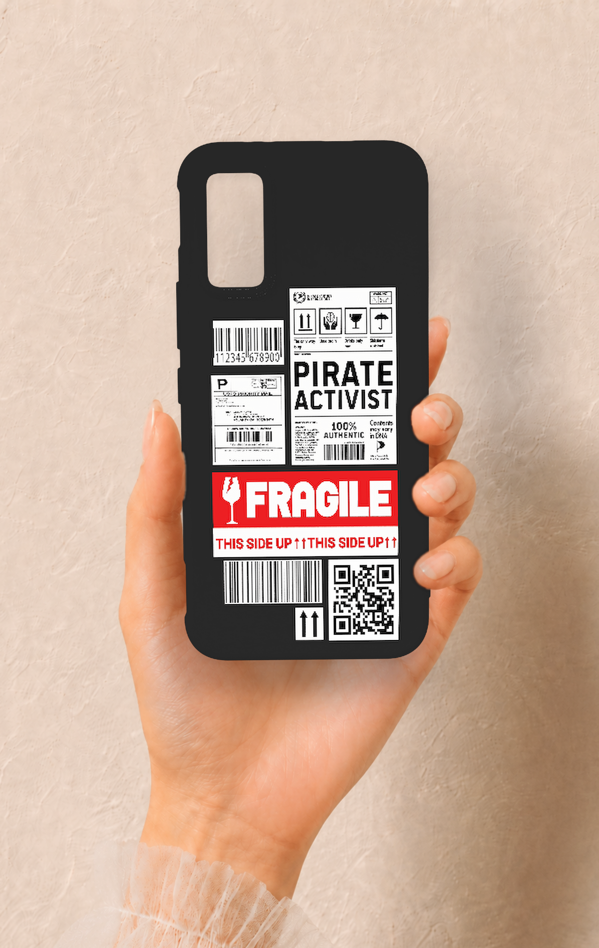 İnfinix Gt 30 Pro Uyumlu Fragile Desenli Silikon Kılıf