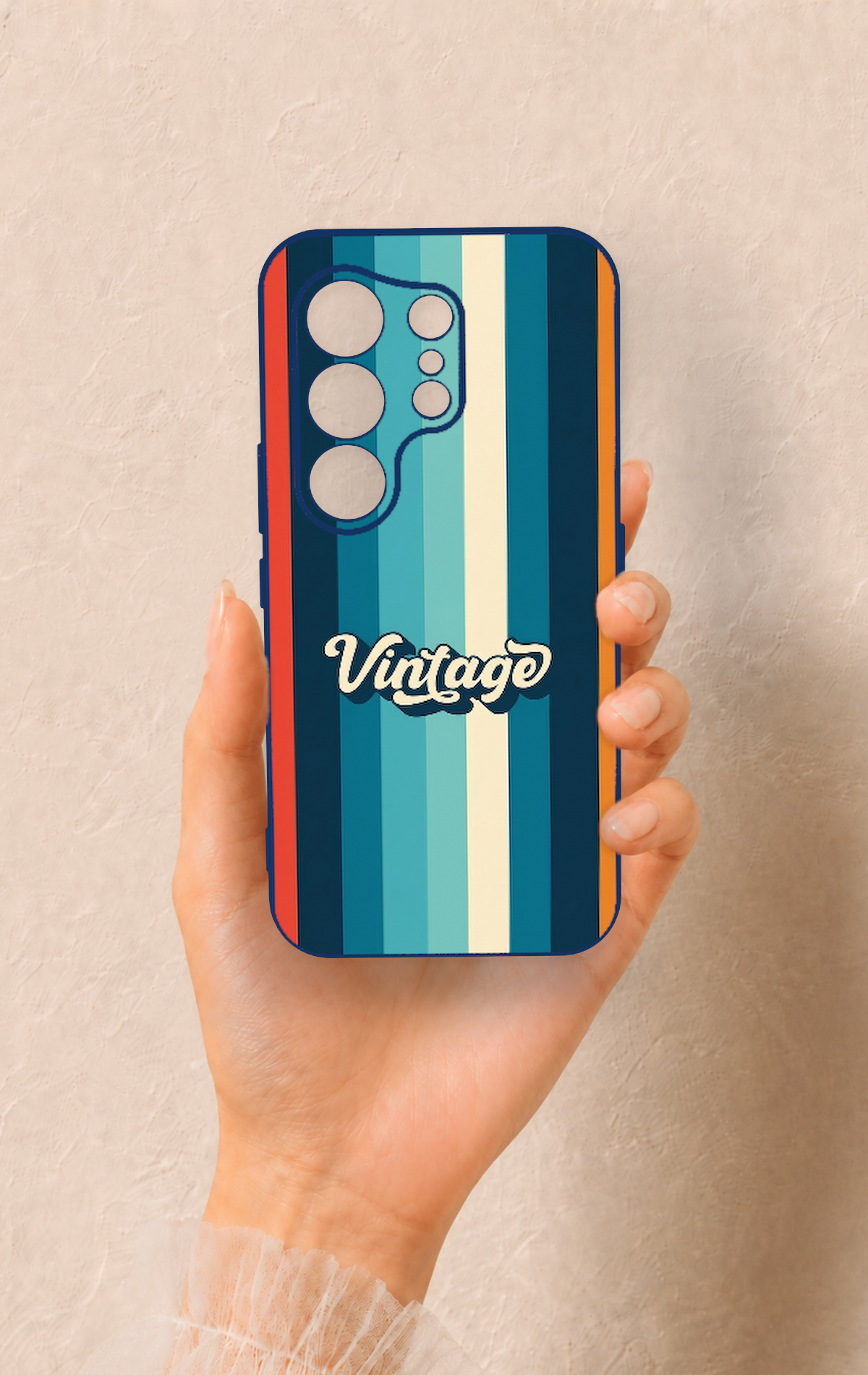 Tecno Camon 50 Uyumlu Vintage Desenli Silikon Kılıf