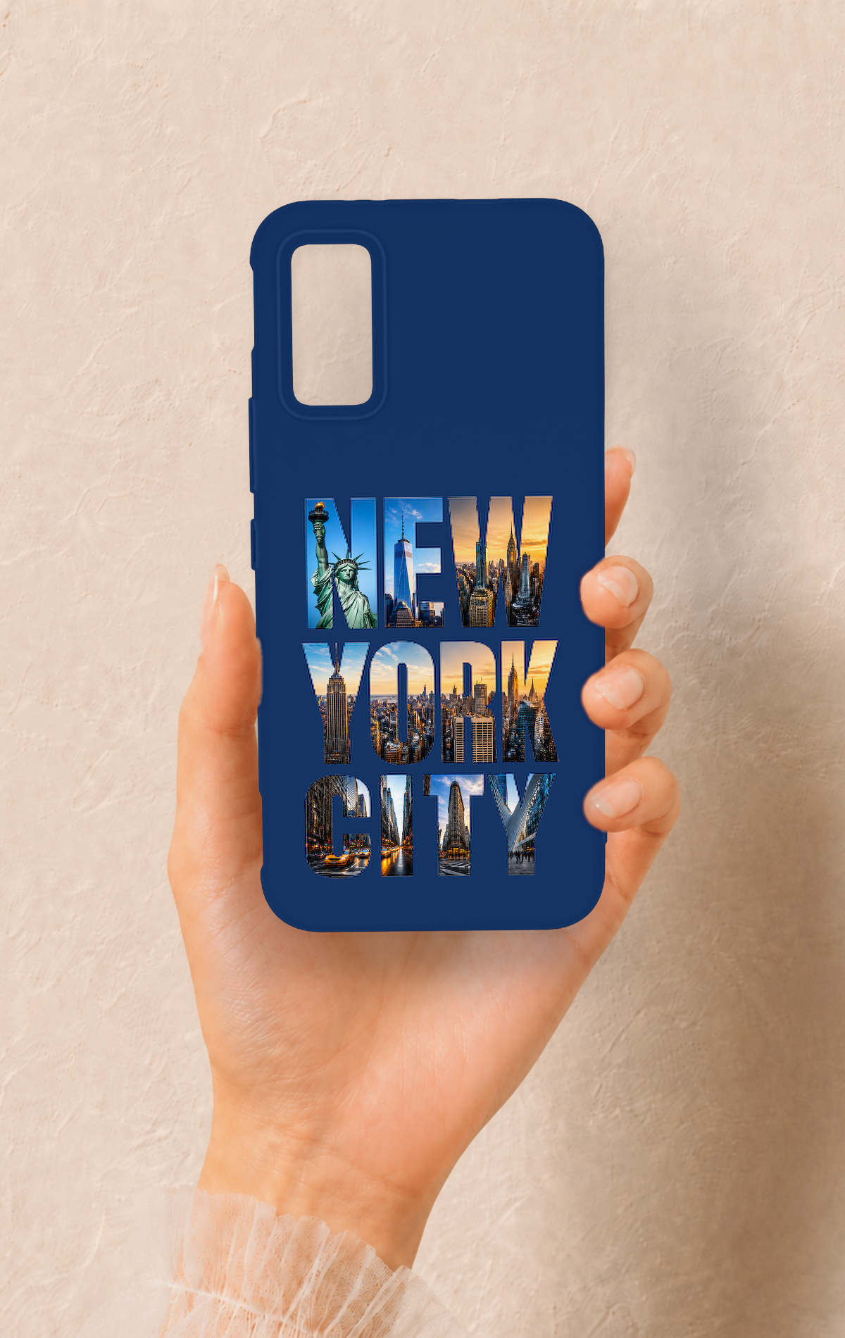 İnfinix Gt 30 Pro Uyumlu New York City Desenli Silikon Kılıf