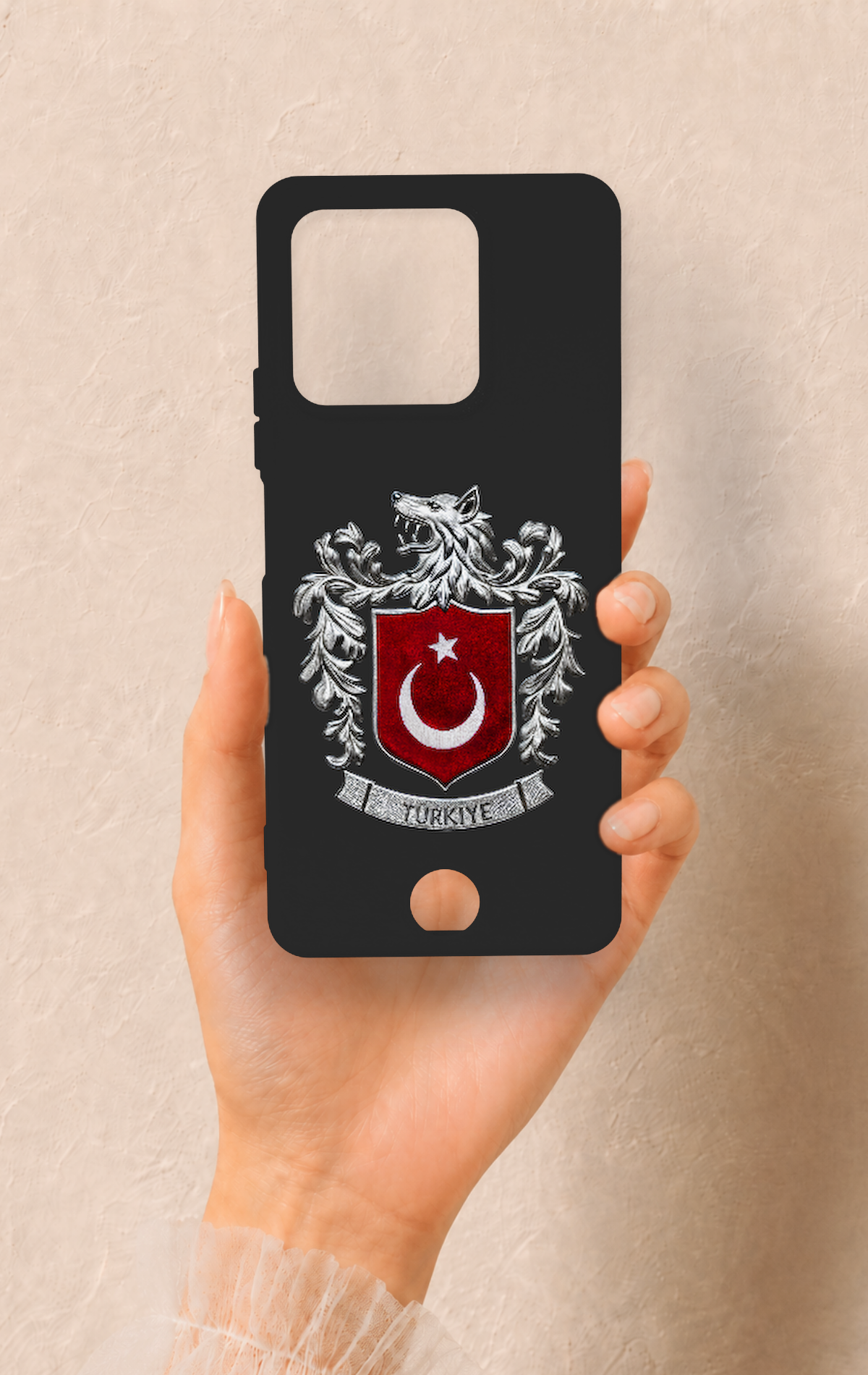 Reeder S71 Uyumlu Türk Arma Desenli Silikon Kılıf