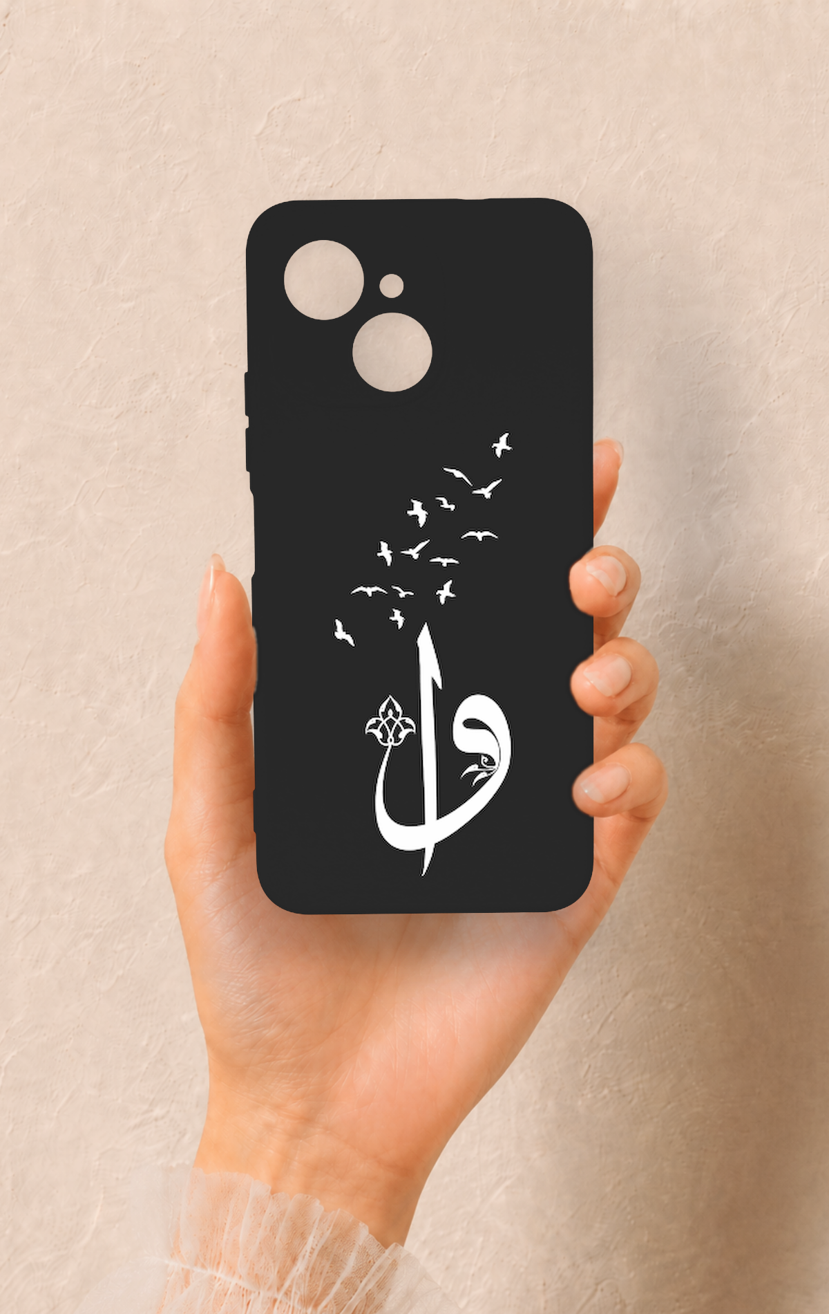 Tecno Spark 40C Uyumlu Elif Vav Desenli Silikon Kılıf