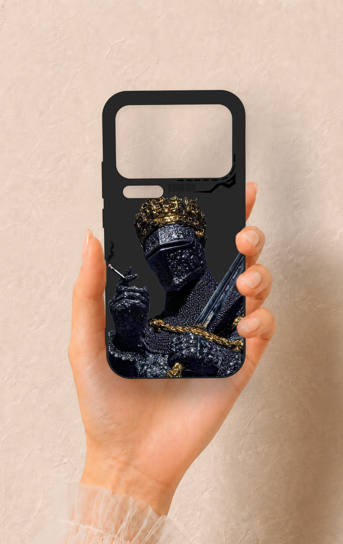 Mi 17 Pro Max Uyumlu King Desenli Silikon Kılıf