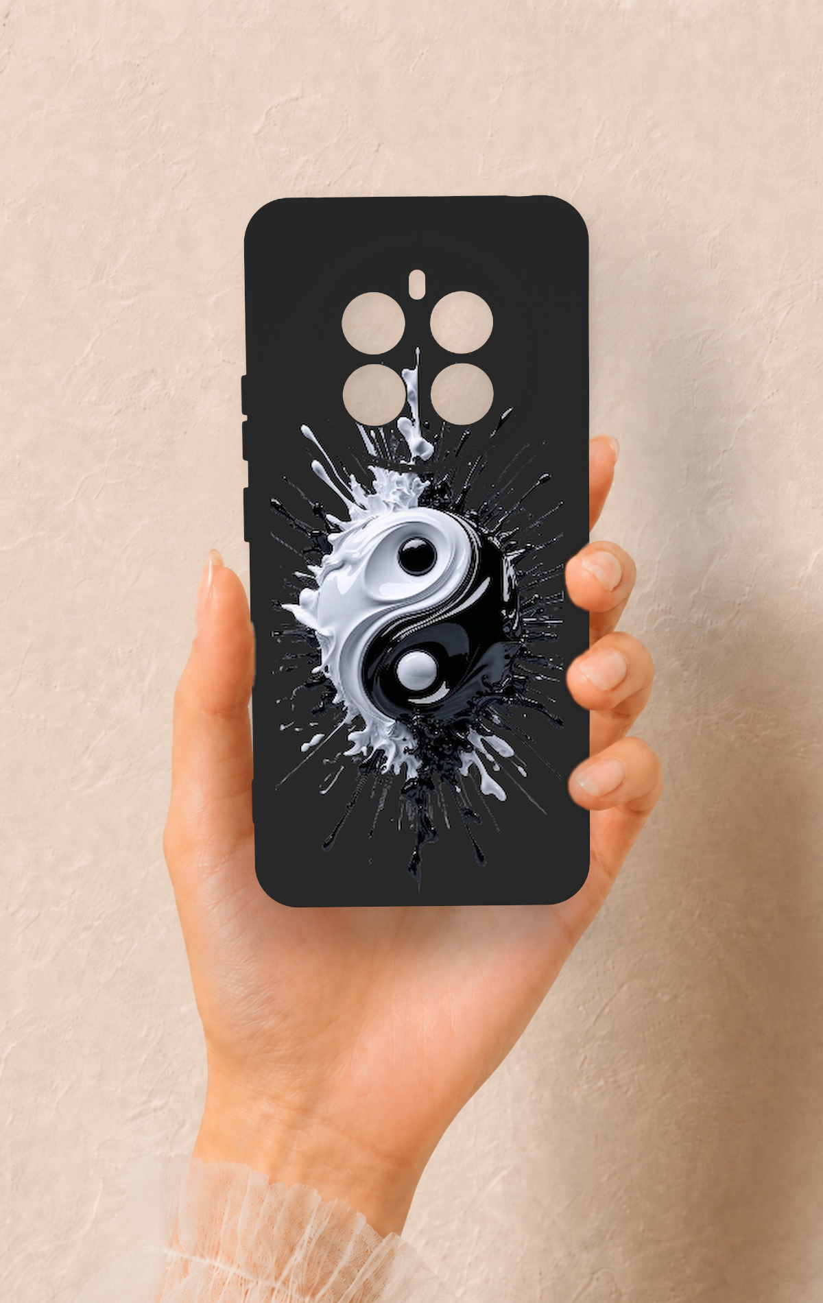 Realme 12 4G Uyumlu İyi ve Kötü Desenli Silikon Kılıf