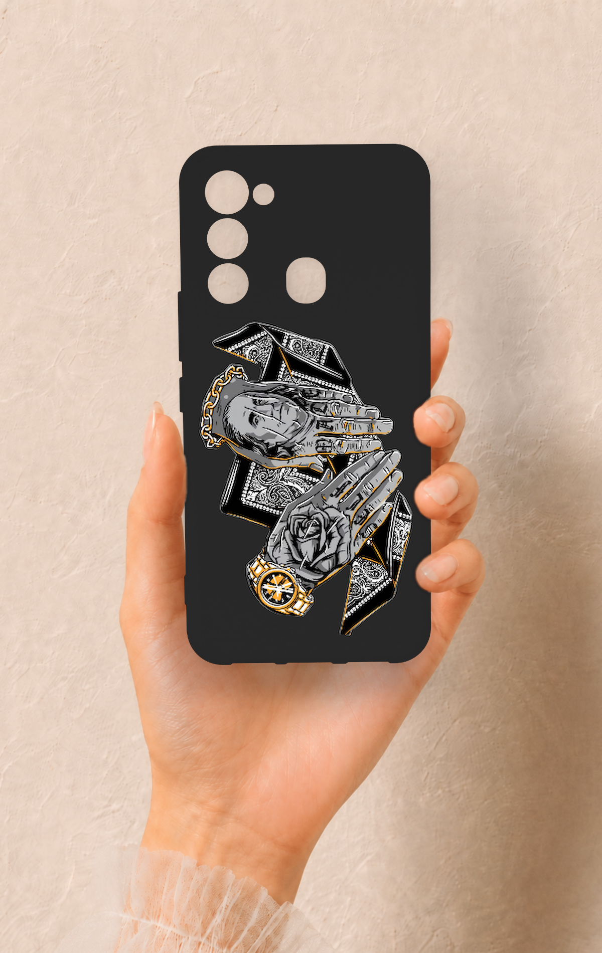 Tecno Spark 8C Uyumlu Self Made Desenli Silikon Kılıf