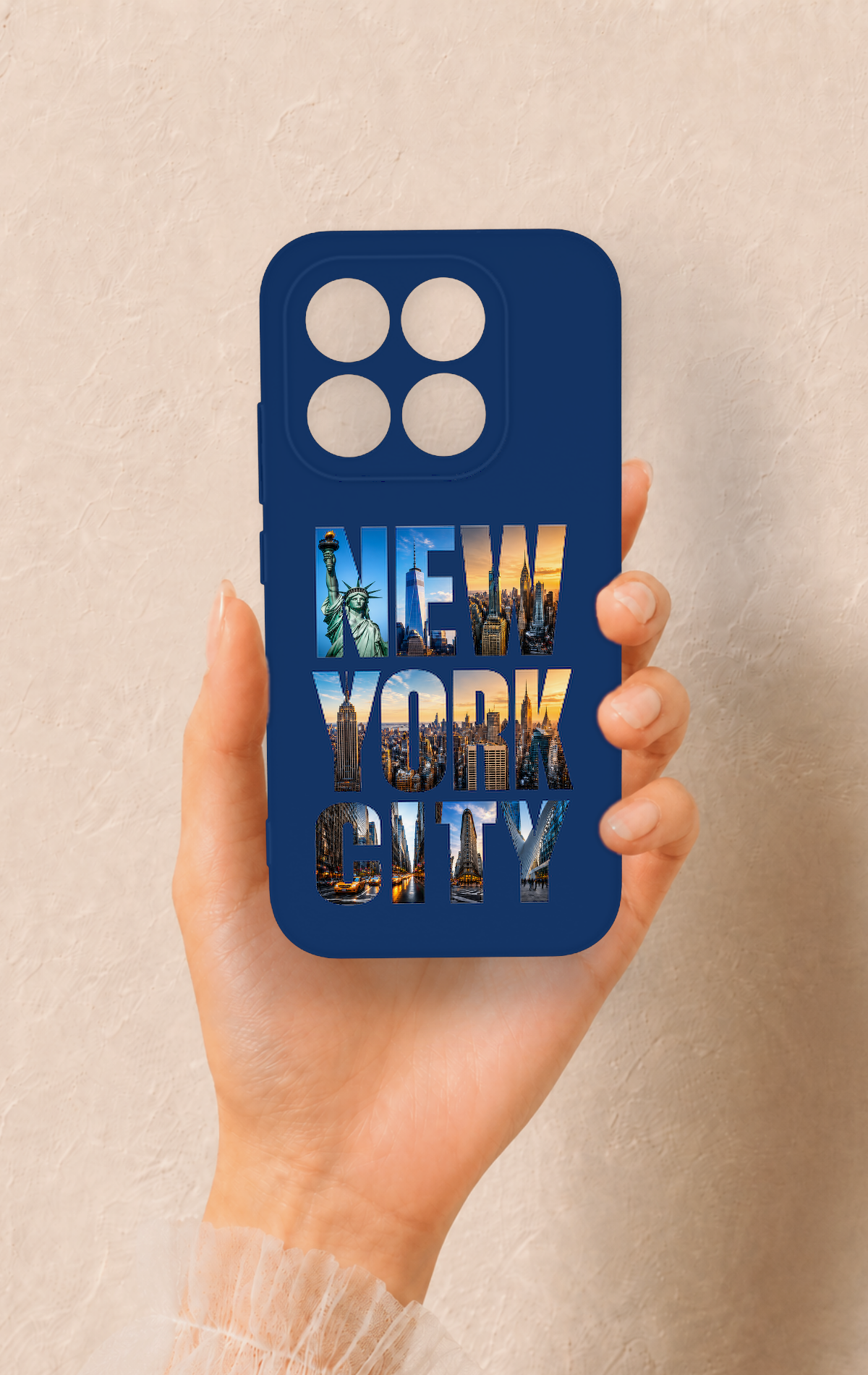 Mi 17 5G Uyumlu New York City Desenli Silikon Kılıf