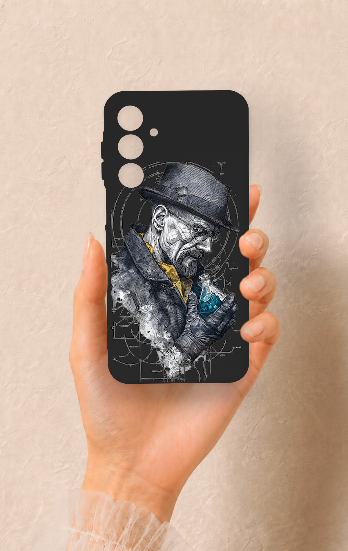 Samsung A16 Uyumlu Walter White Desenli Silikon Kılıf