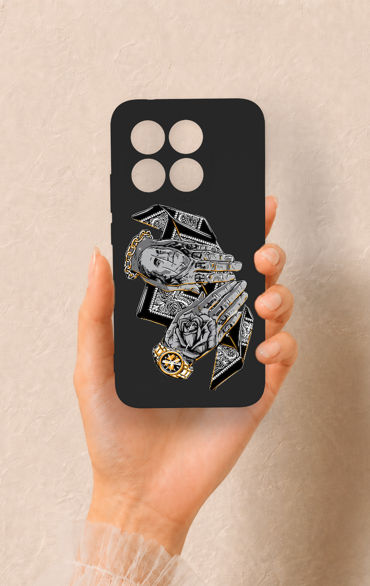 Mi 15T 5G Uyumlu Self Made Desenli Silikon Kılıf