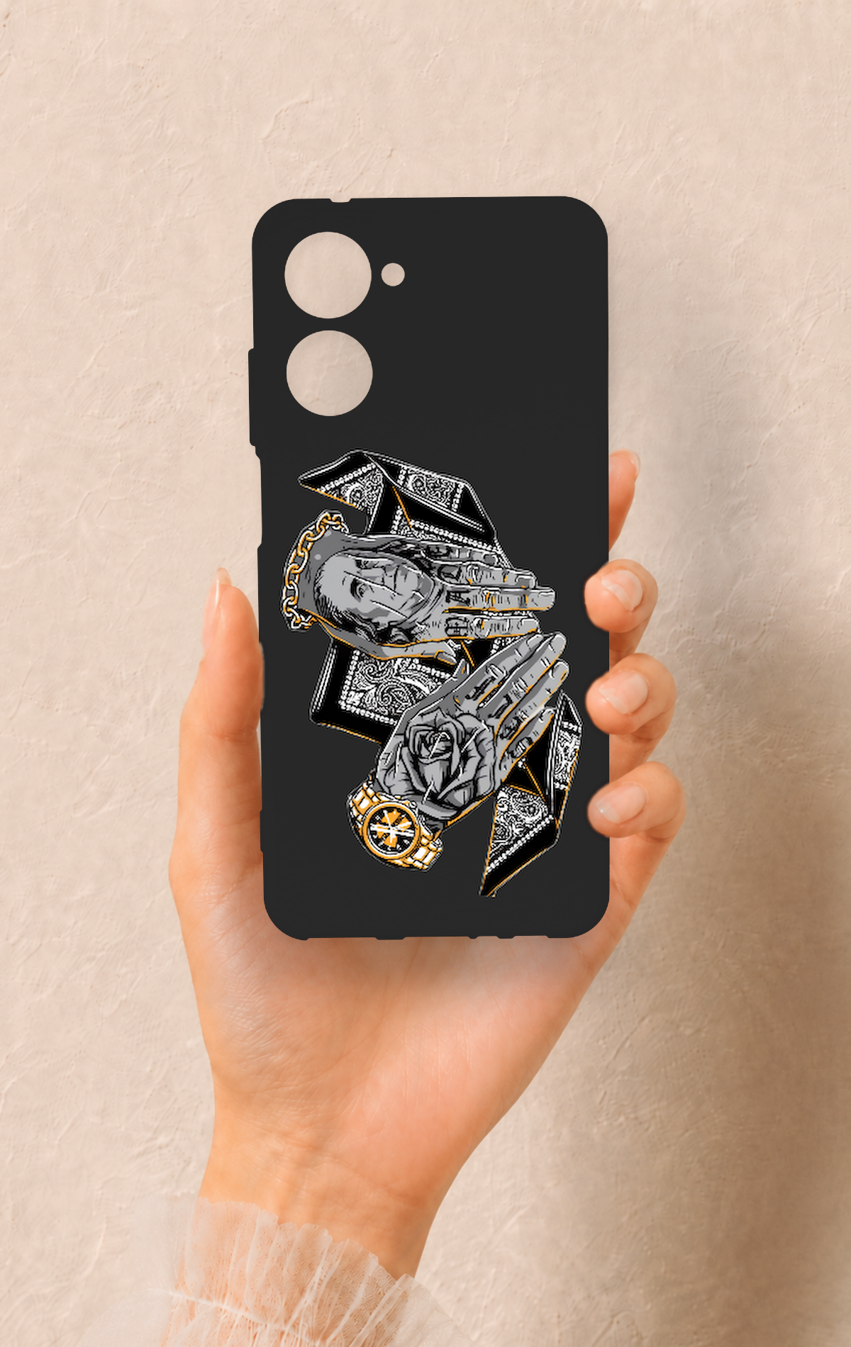 Realme 10 Uyumlu Self Made Desenli Silikon Kılıf