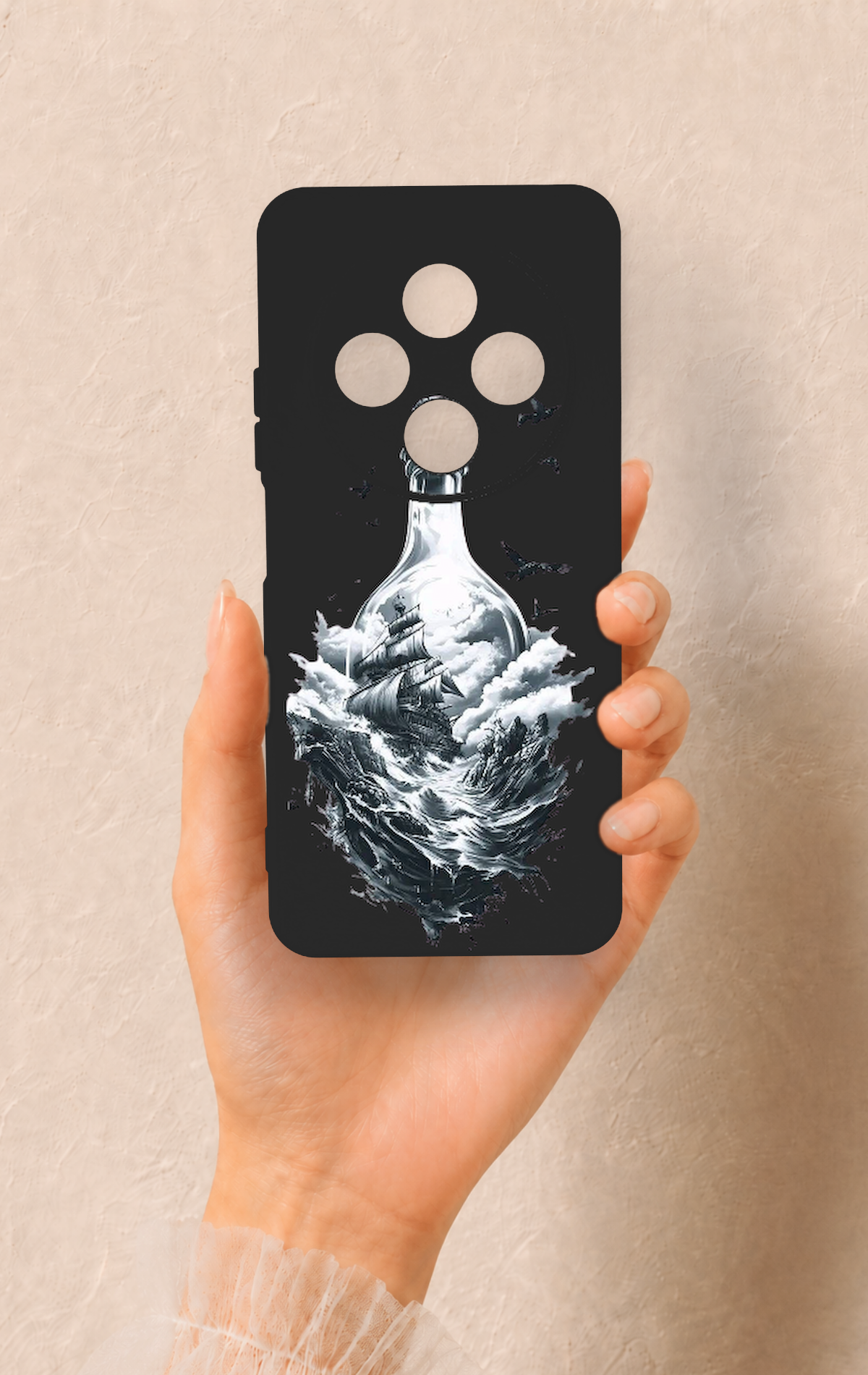 Redmi 14C Uyumlu Secret Sea Desenli Silikon Kılıf