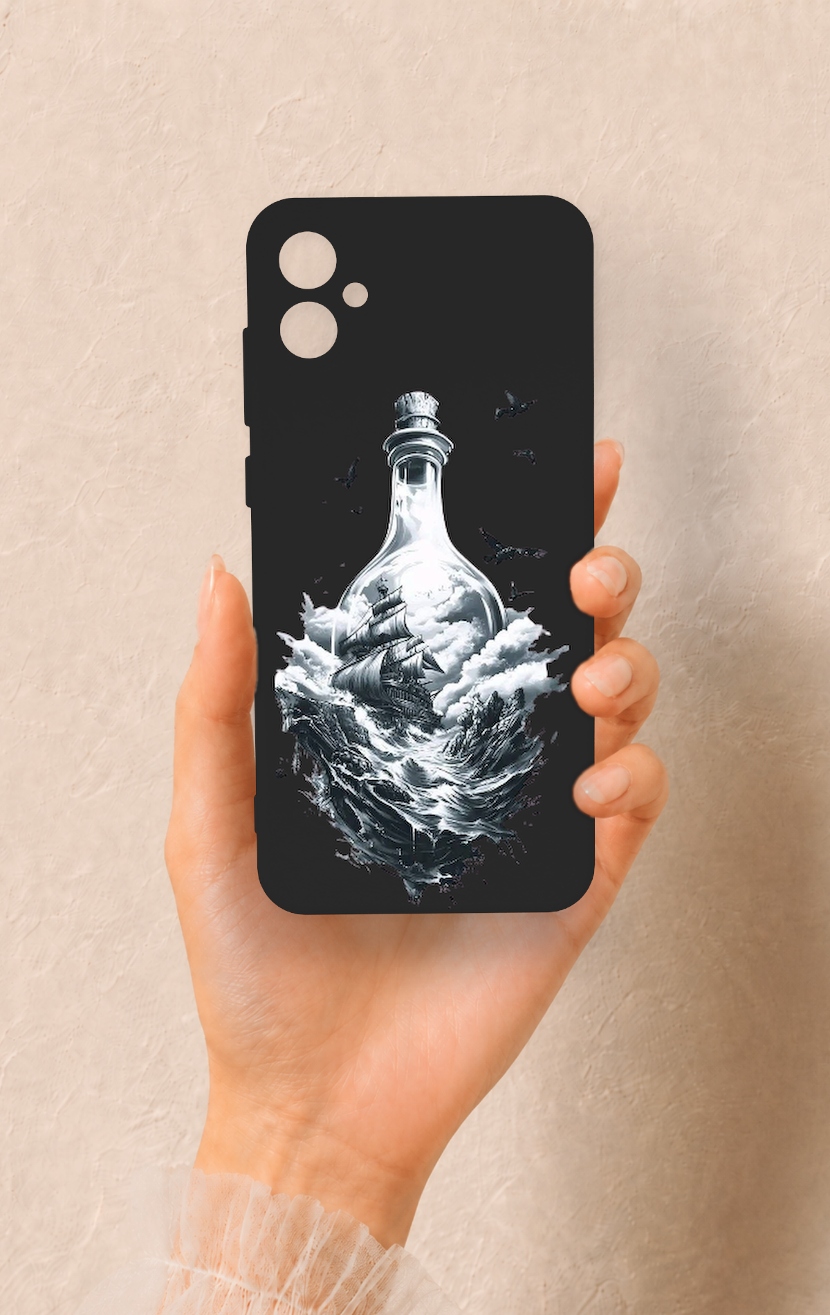 Samsung A05 Uyumlu Secret Sea Desenli Silikon Kılıf