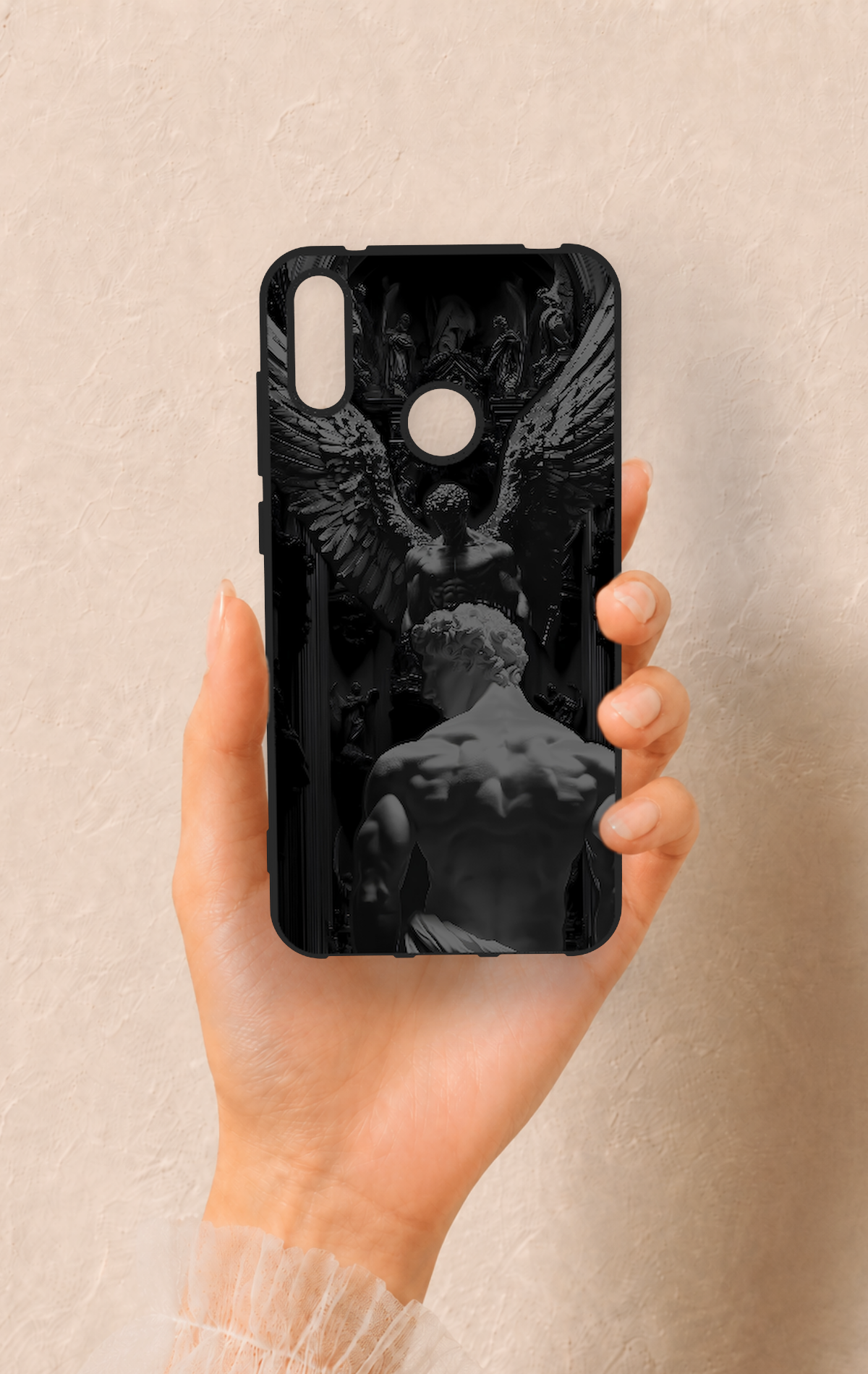 Huawei Y7 2019 Uyumlu Icarus Desenli Silikon Kılıf
