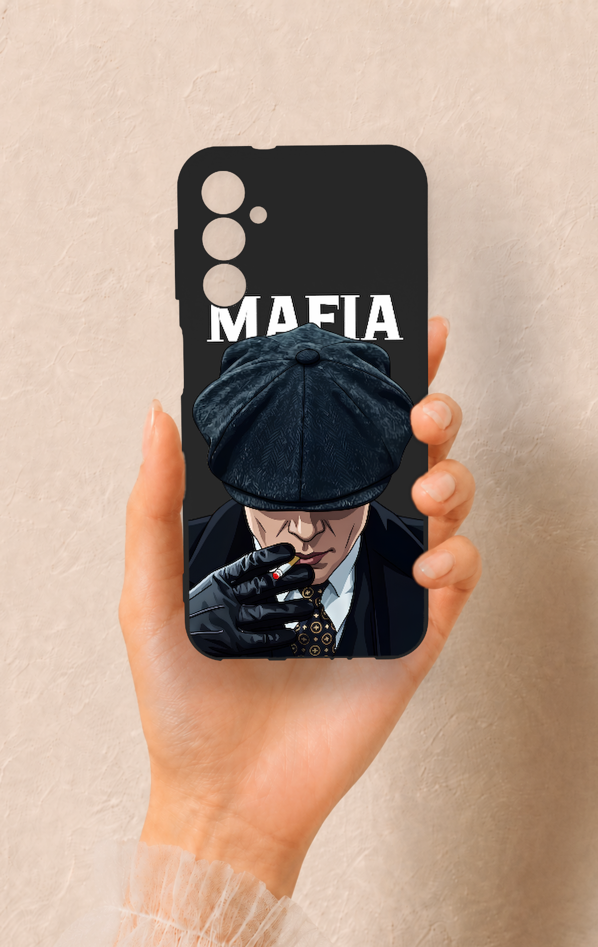 Samsung A14 Uyumlu MAFIA Desenli Silikon Kılıf