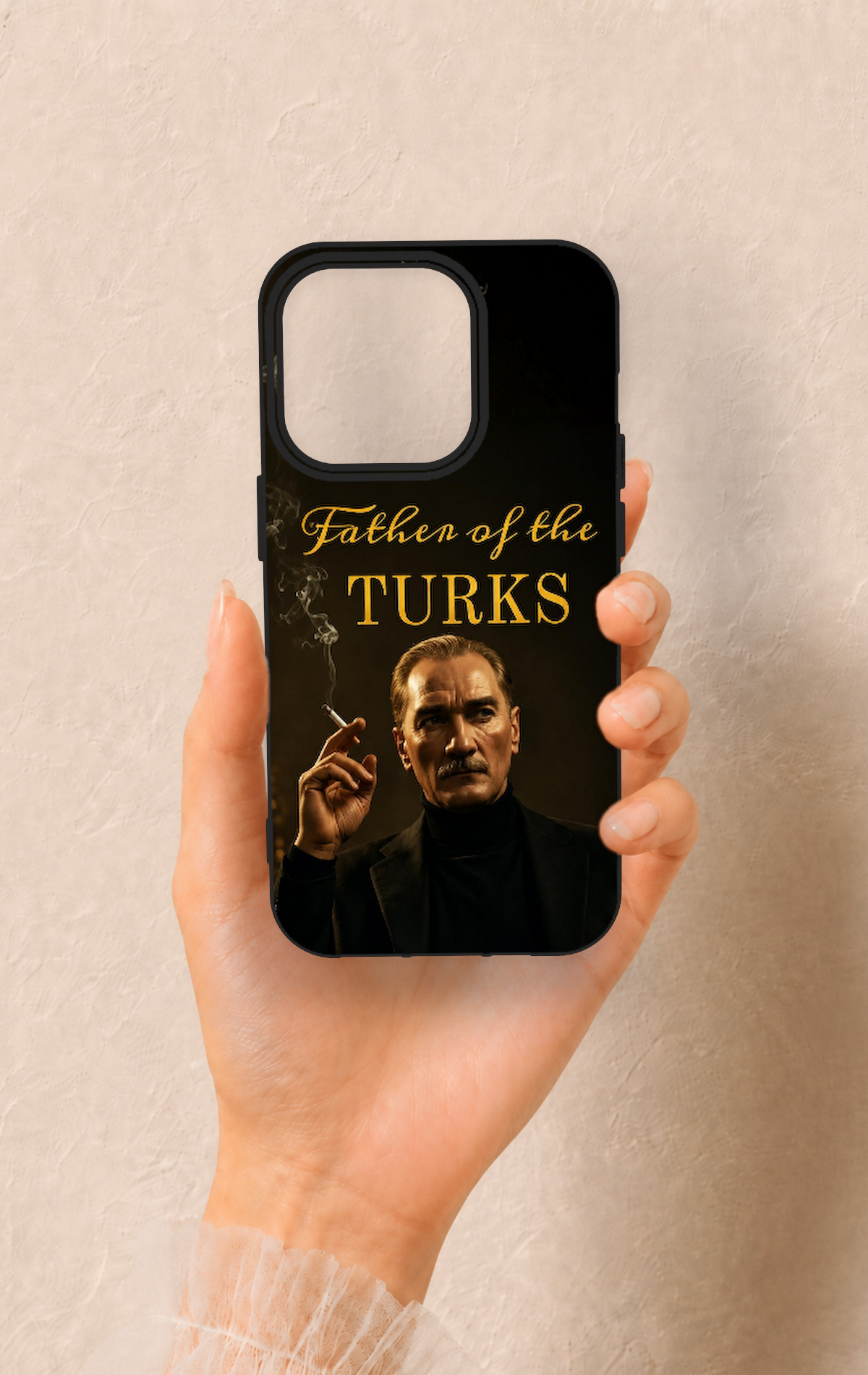 iPhone 14 Pro Uyumlu Father Of The Turks Desenli Silikon Kılıf