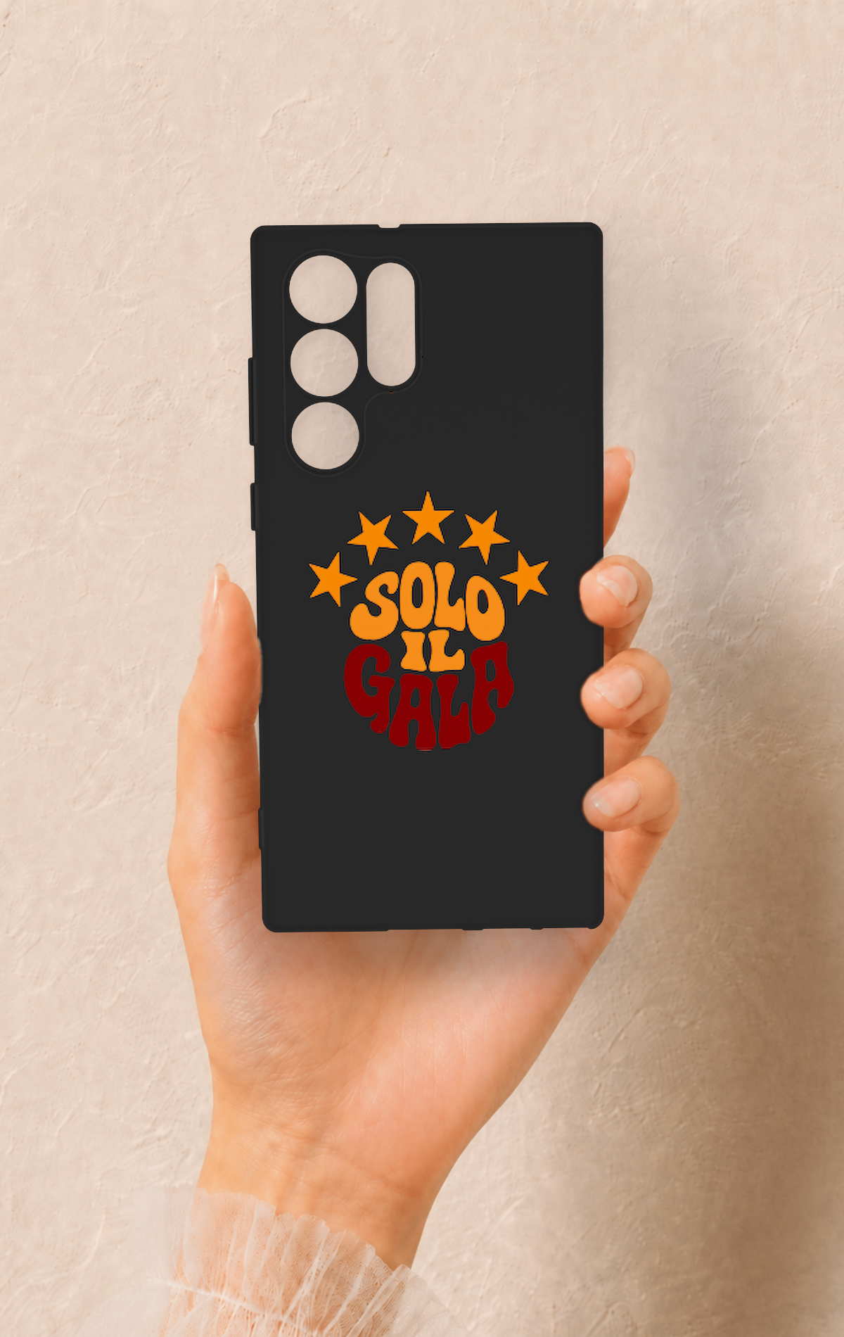 Samsung S22 Ultra Uyumlu Solo IL Gala Desenli Silikon Kılıf