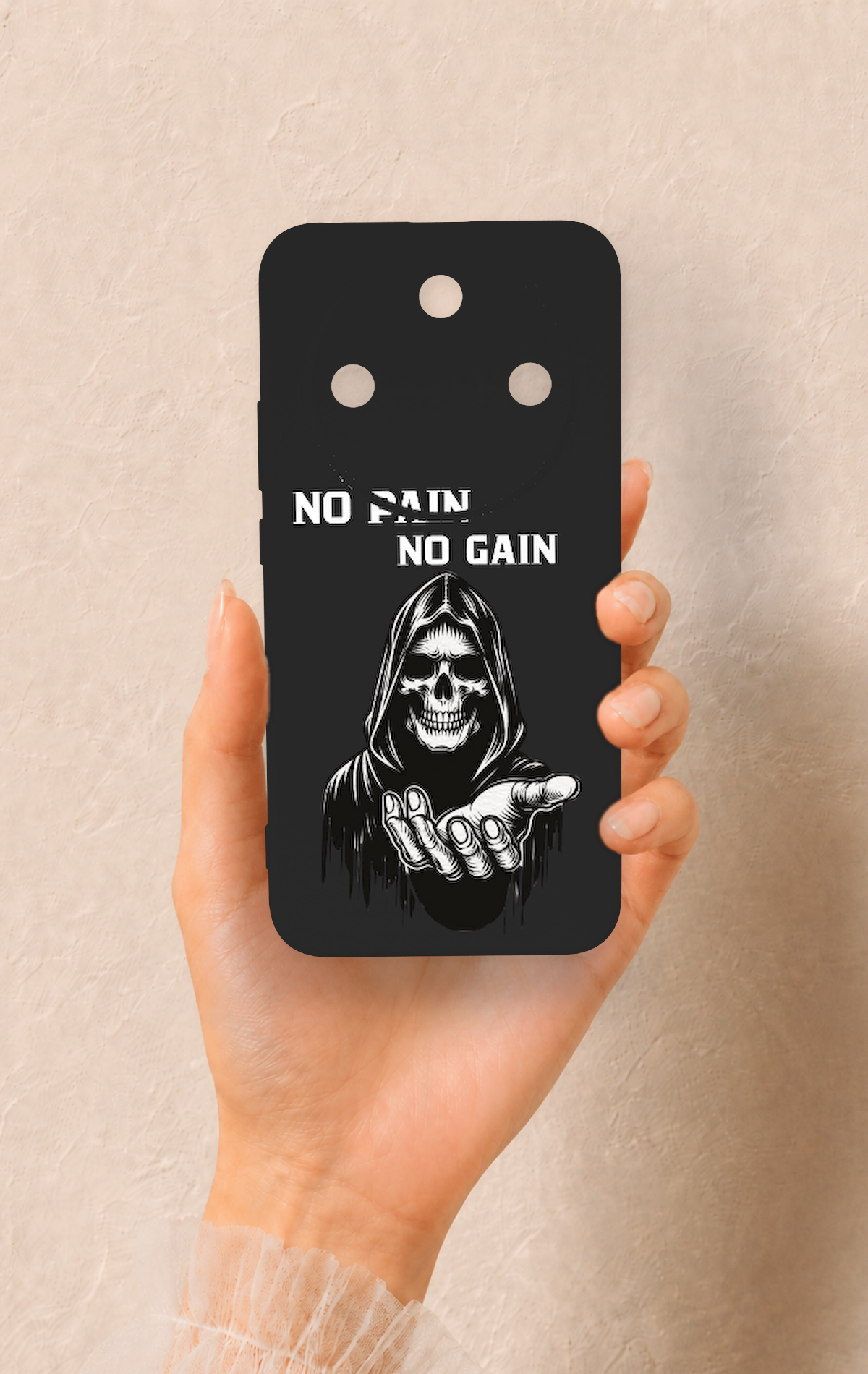 Honor Magic 8 Lite Uyumlu No Pain No Gain Desenli Silikon Kılıf