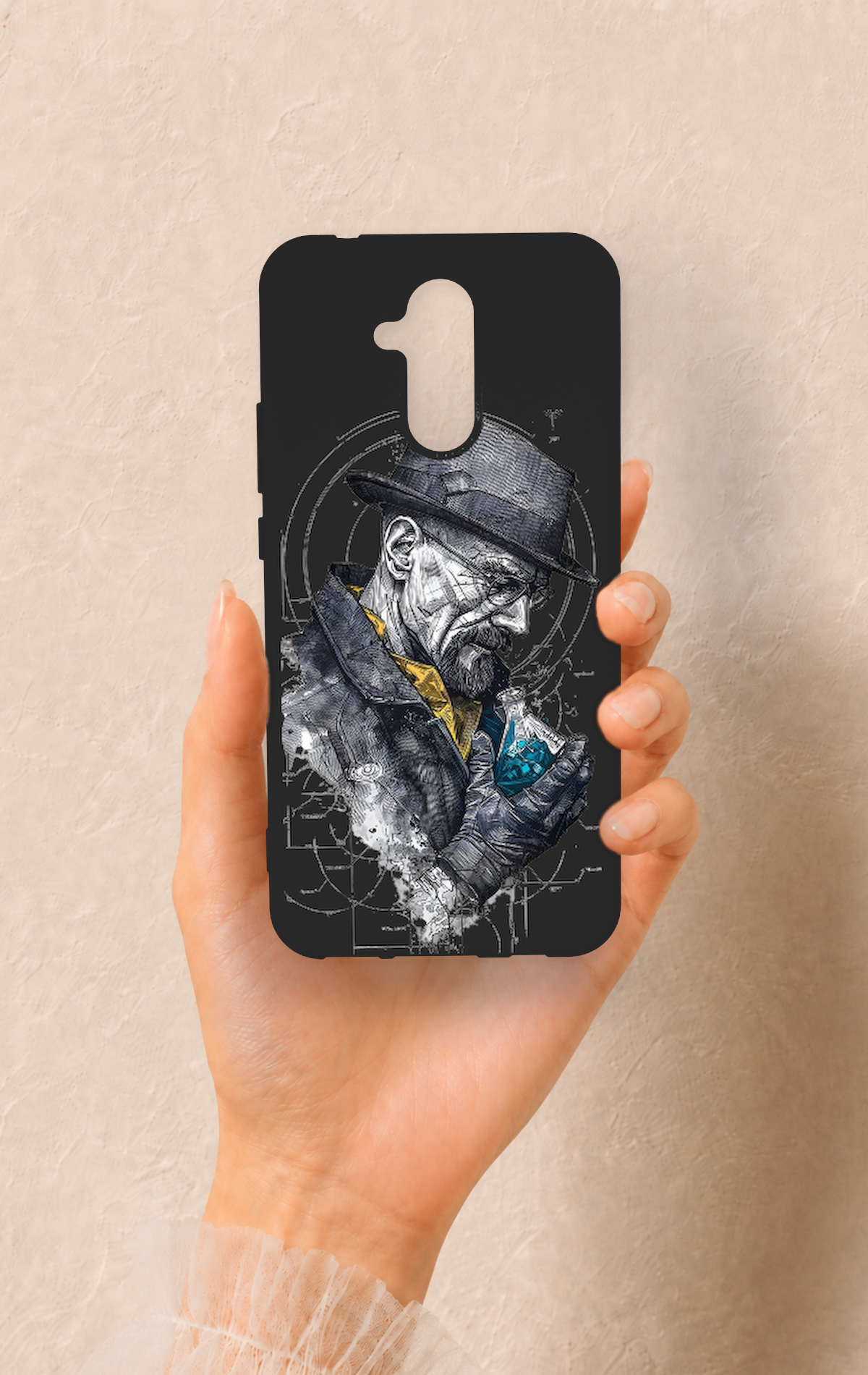 Huawei Mate 20 Lite Uyumlu Walter White Desenli Silikon Kılıf