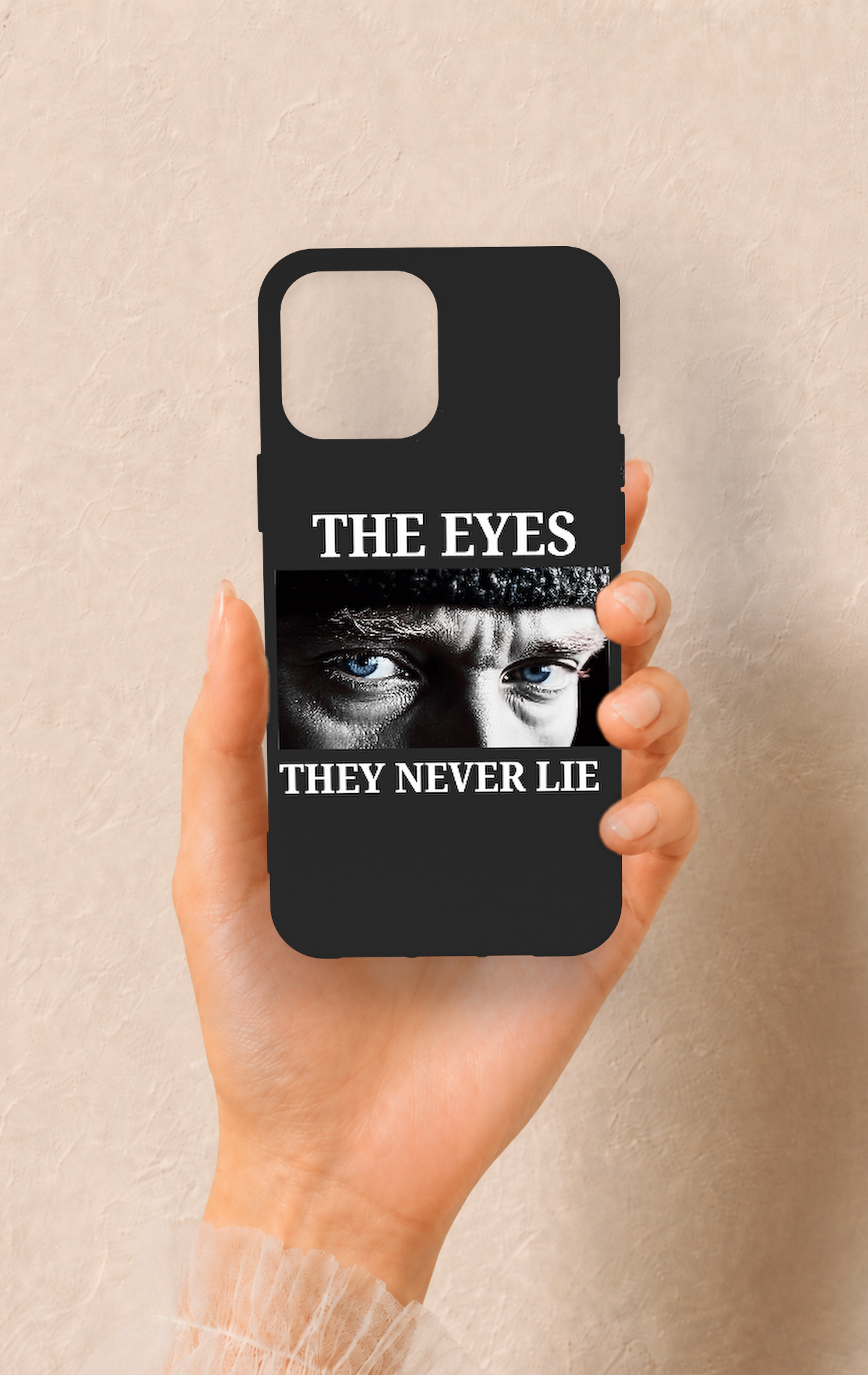 iPhone 12 Pro Max Uyumlu Atatürk Eyes Desenli Silikon Kılıf