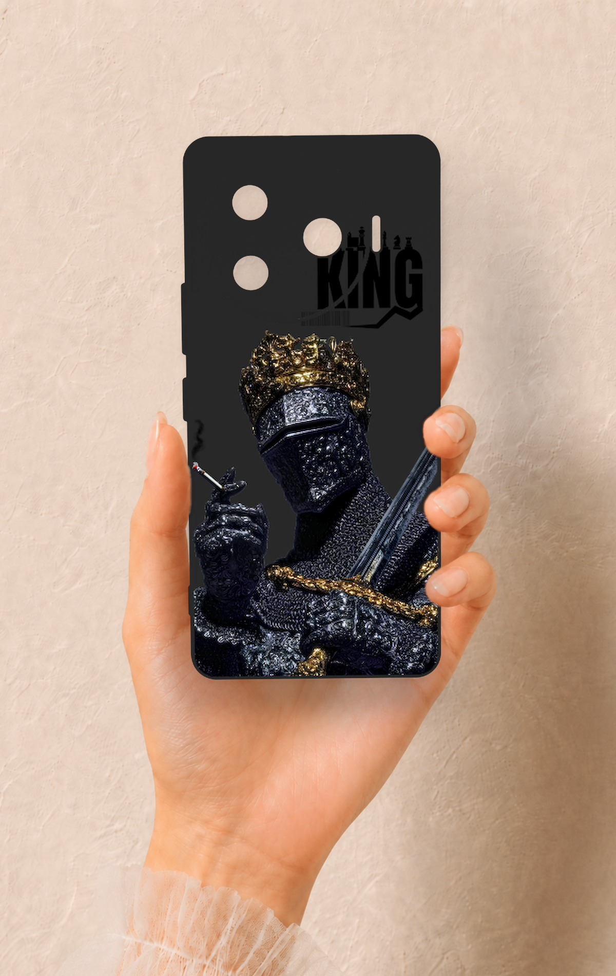 Tecno Camon 30 Pro 5G Uyumlu King Desenli Silikon Kılıf