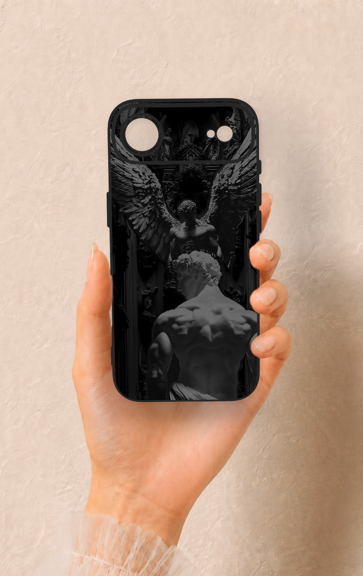 iPhone 17 Air Uyumlu Icarus Desenli Silikon Kılıf
